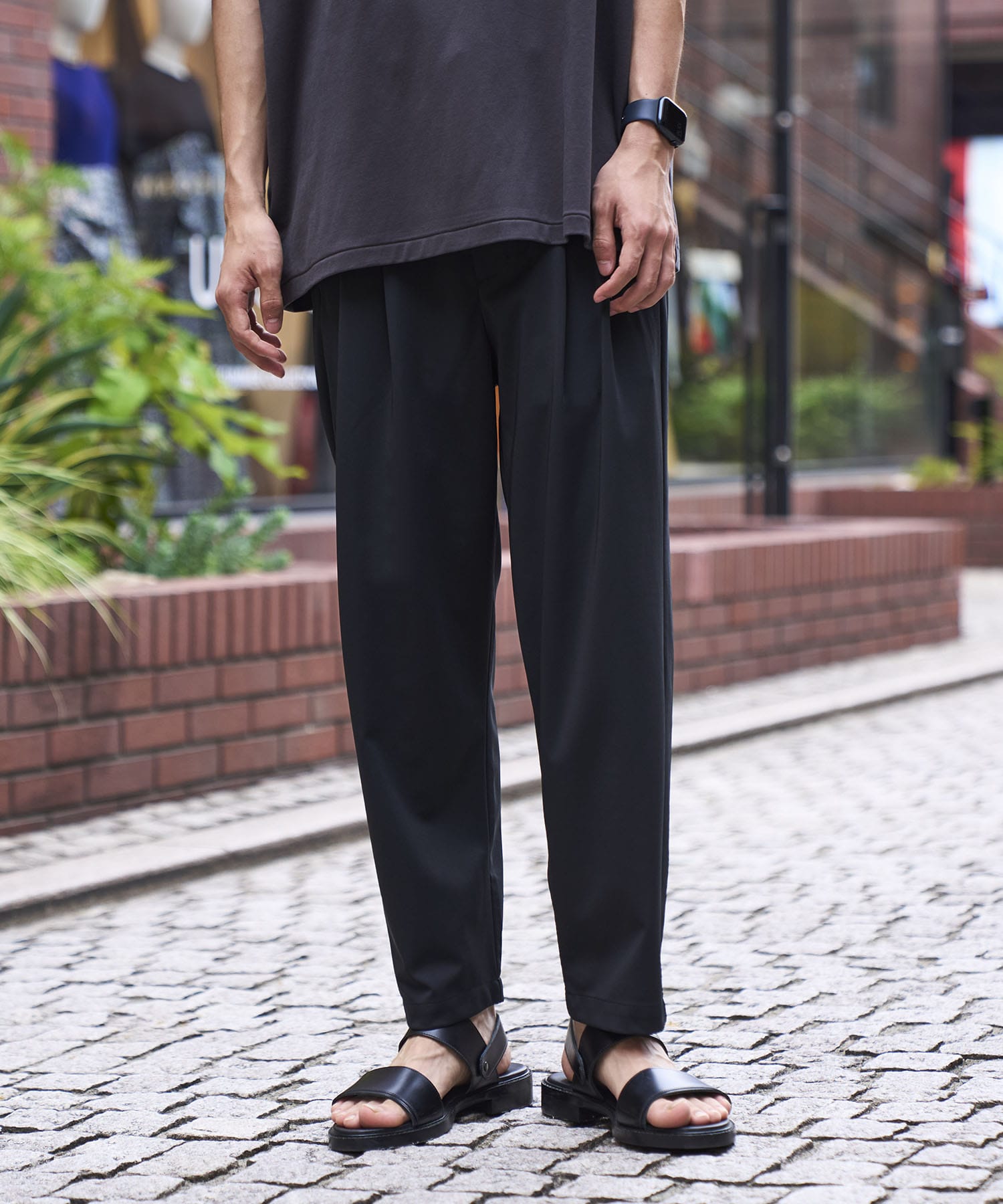 〈別注〉 2Tuck Wide Tapered Slacks