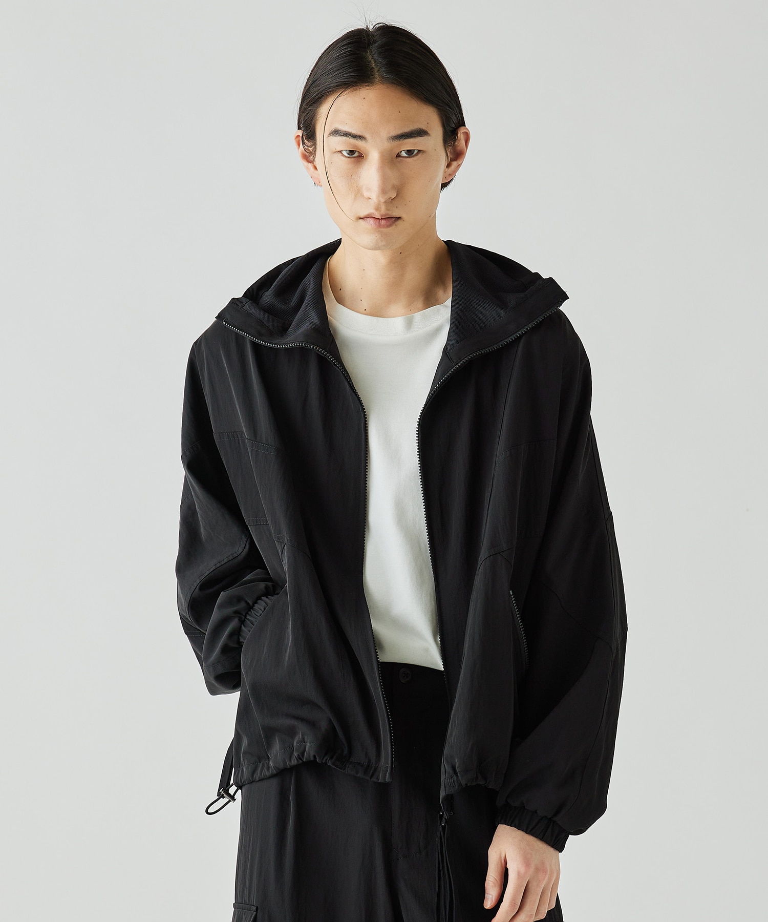 EX.ZIP Stand Collar Blouson