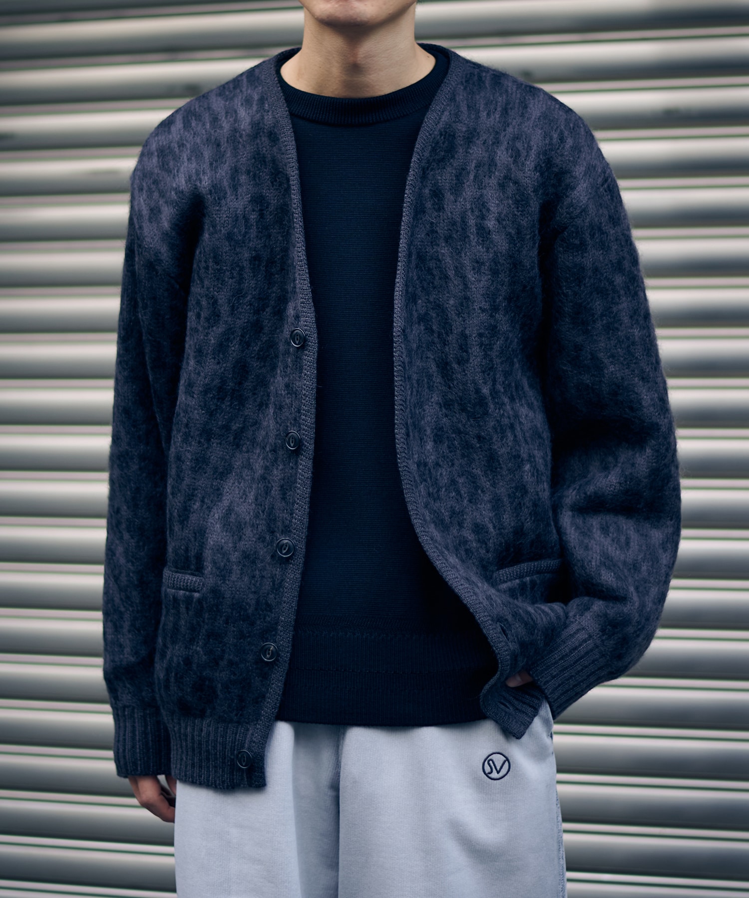 LEOPARD HEAVY MOHAIR CARDIGAN | WACKOMARIA