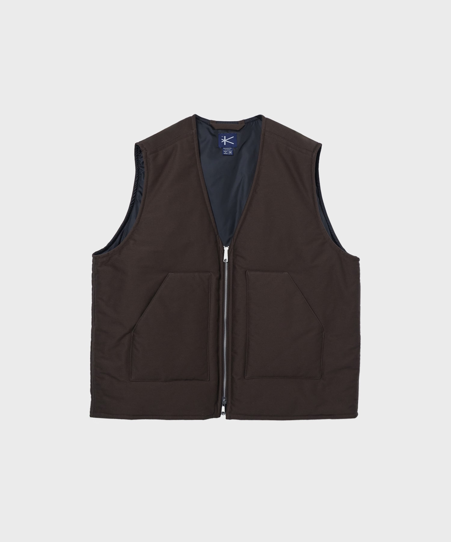 Piece Dyeing Denim Padded Vest KANEMASA PHIL.