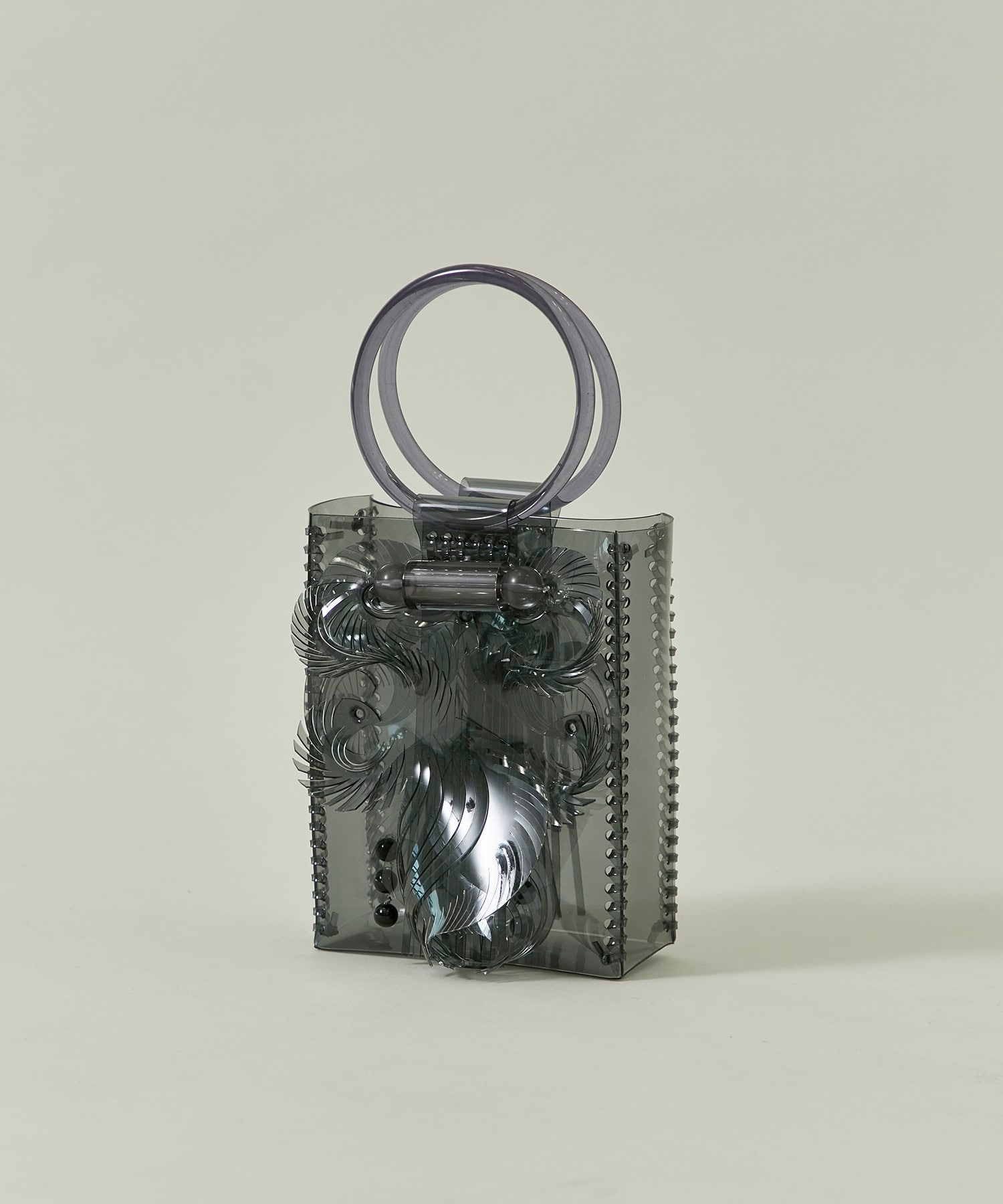Transparent Sculptural Mini Handbag