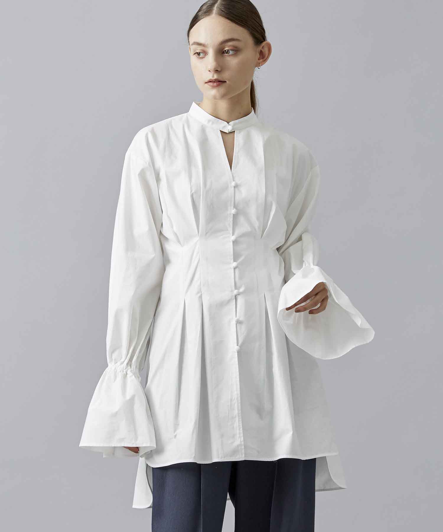 別注 waist tuck blouse｜STUDIOUS