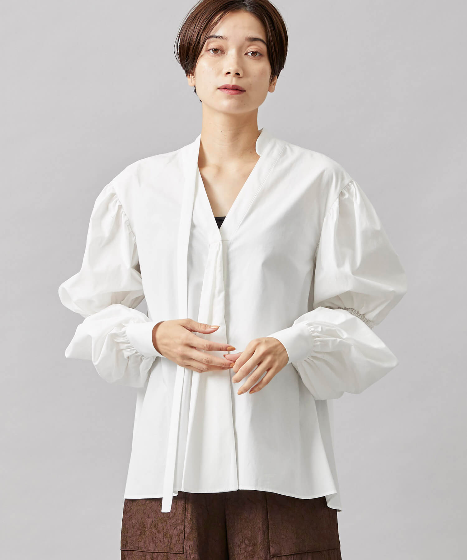 BALOON SLEEVE BLOUSE｜STUDIOUS