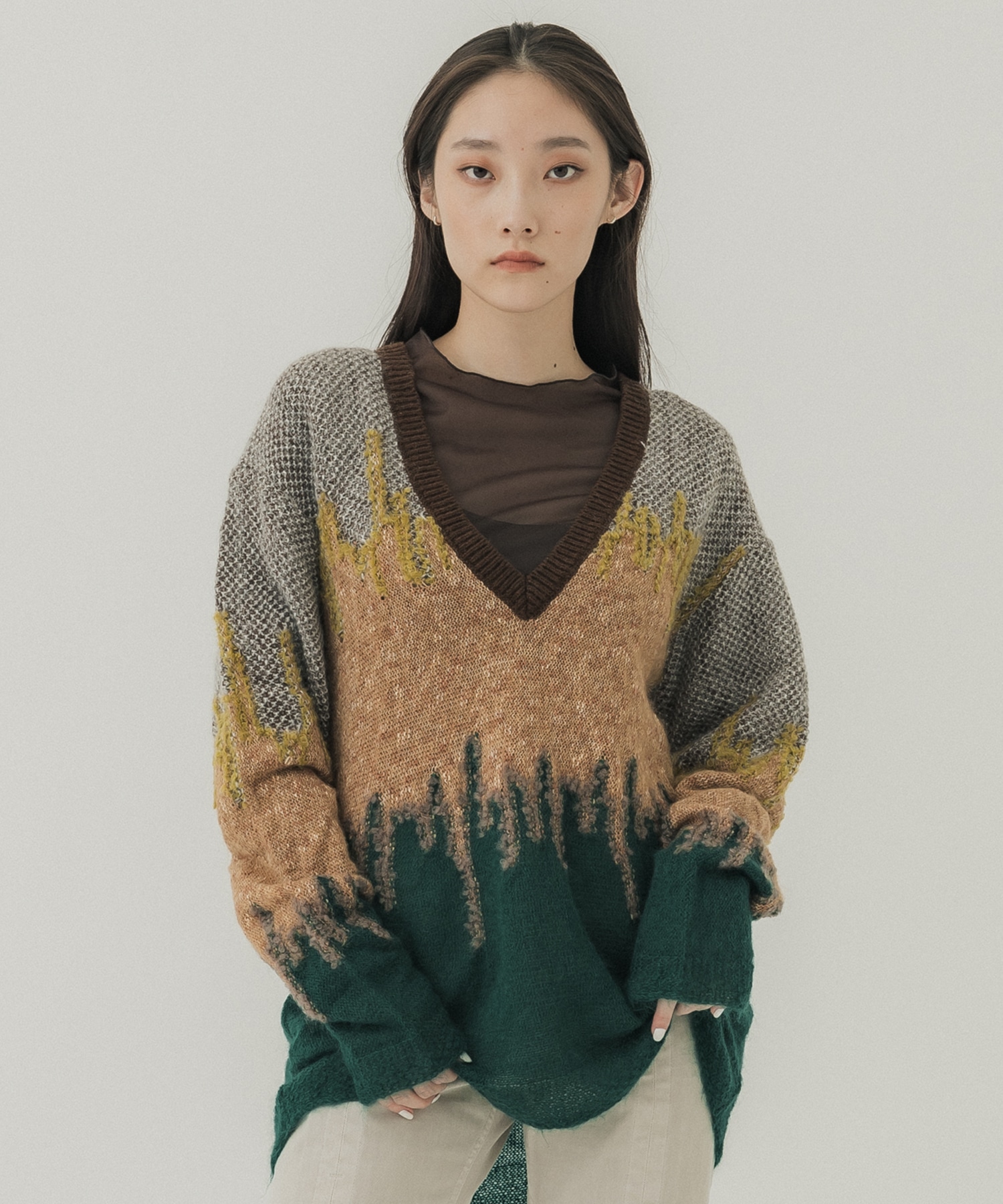 MURRAL/ミューラル】Water mirror knit sweater/ウォーターミラー ...