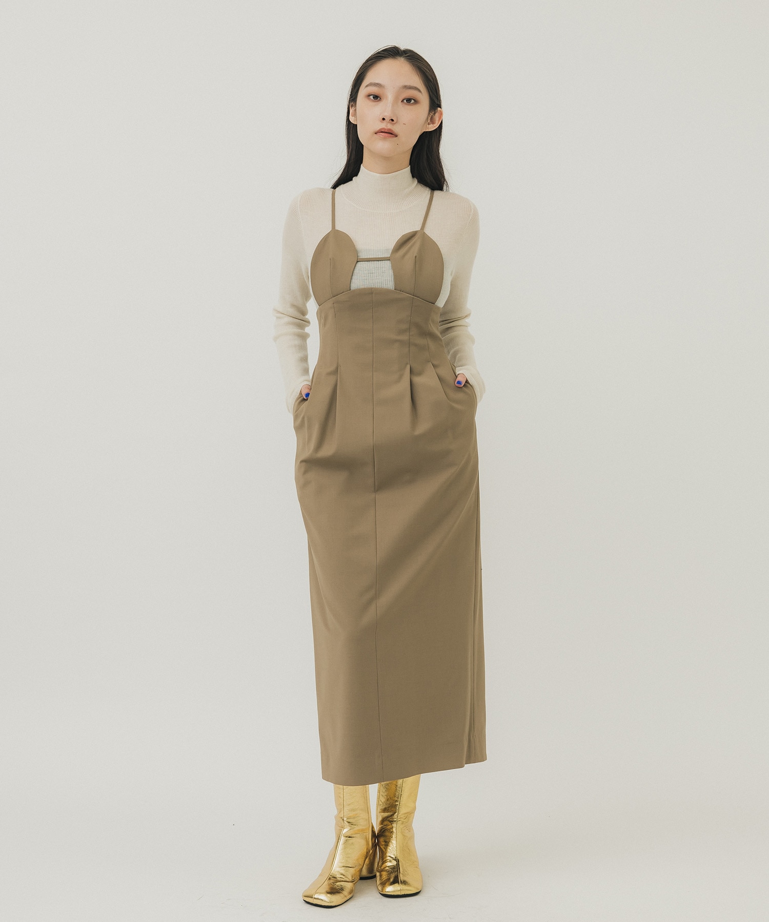 別注2WAY BRA JUMPSUITS SKIRT｜STUDIOUS