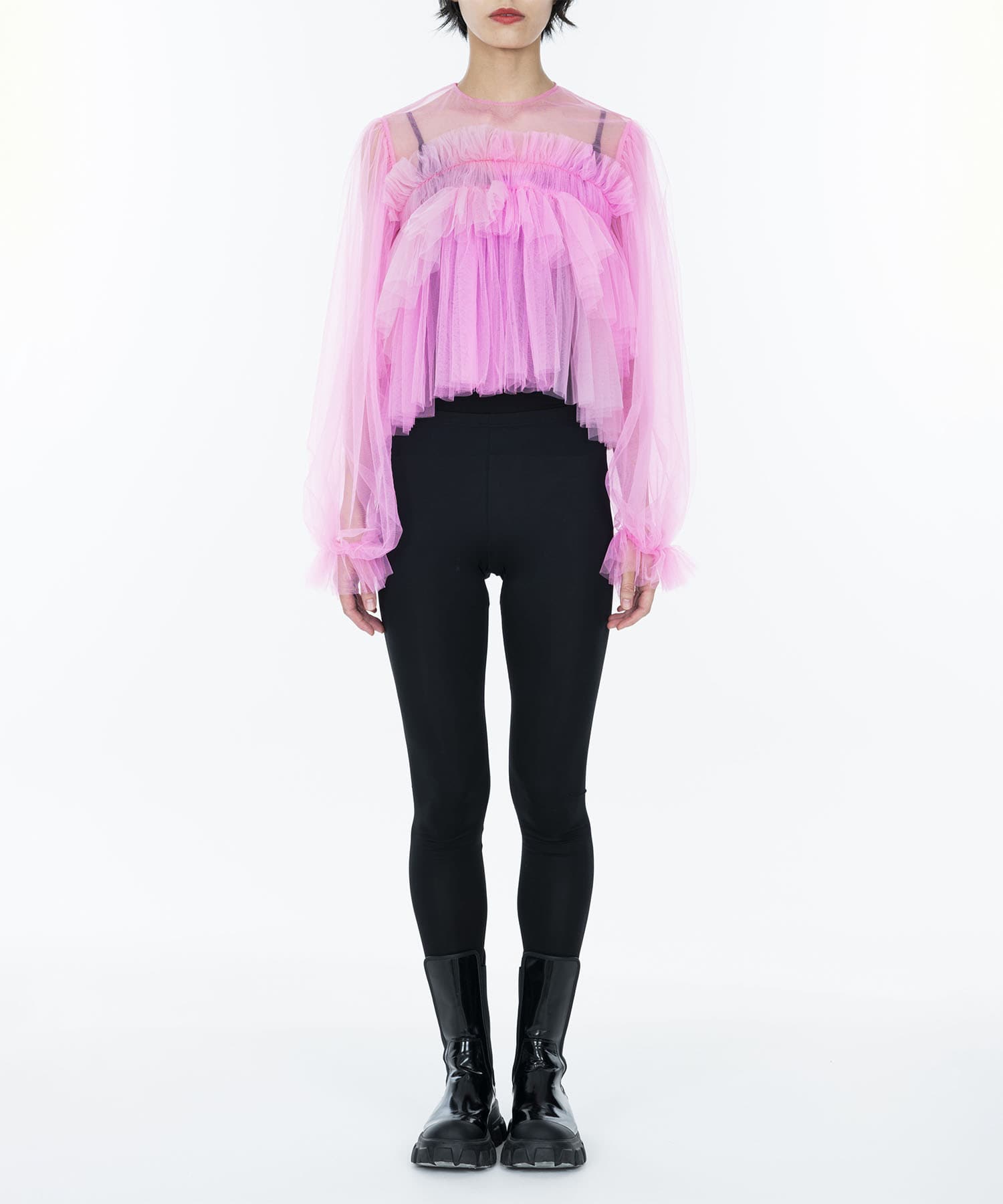 Gatehered Top(S PINK): VIVIANO: WOMENS｜ STUDIOUS ONLINE公式通販サイト