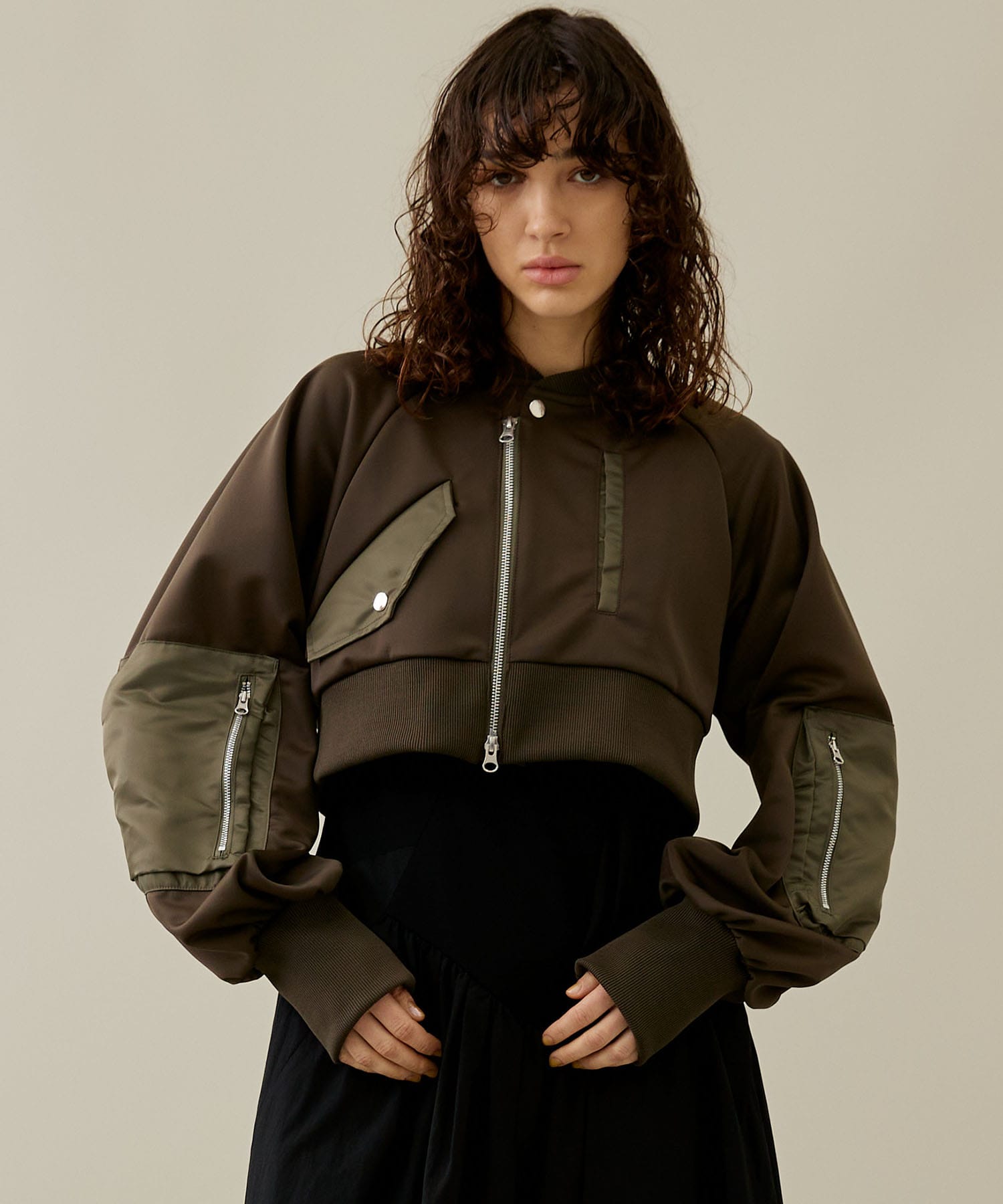 MA-1 JERSEY BZ(36 KHAKI): UN3D.: WOMENS｜ STUDIOUS ONLINE公式通販