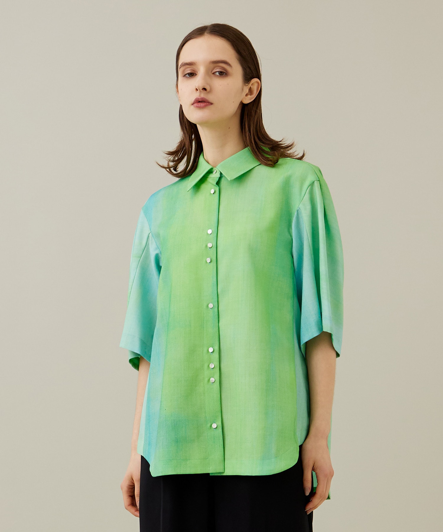 SS BLOUSE(36 GREEN): IHNN: WOMENS｜ STUDIOUS ONLINE公式通販サイト