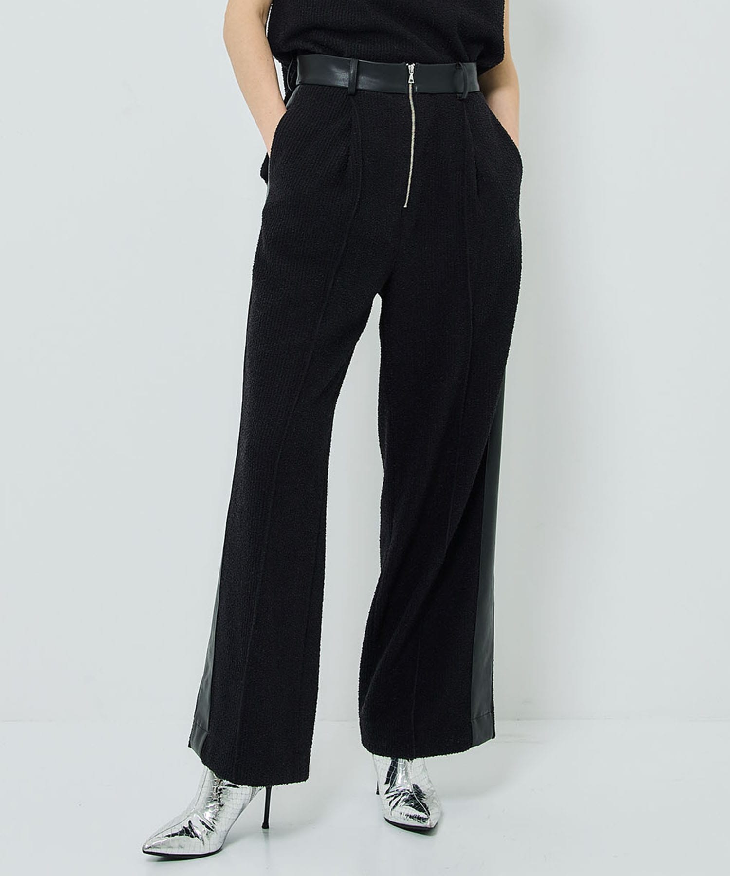 Tweedy Jersey Pants