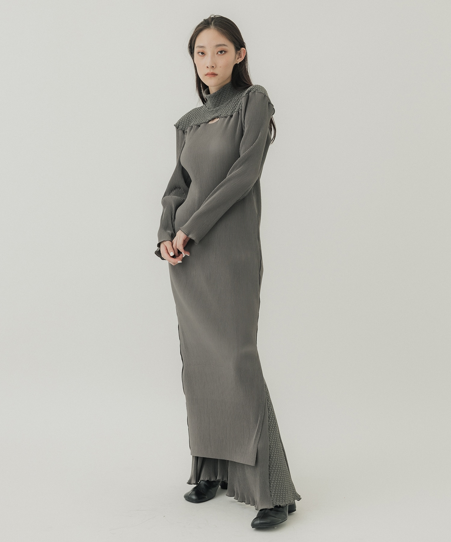 EX.Shrink Dress(M GREY): kotohayokozawa: WOMENS｜ STUDIOUS ONLINE