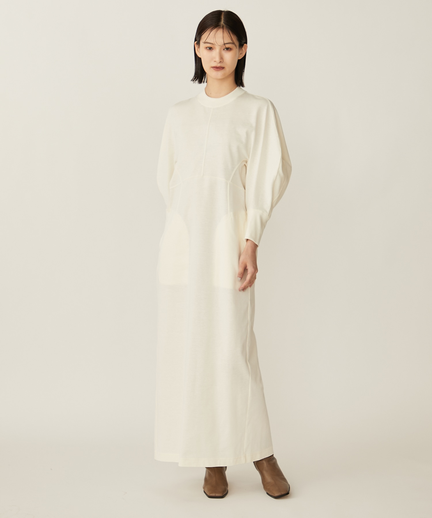 mame kurogouchi cotton jersey dress