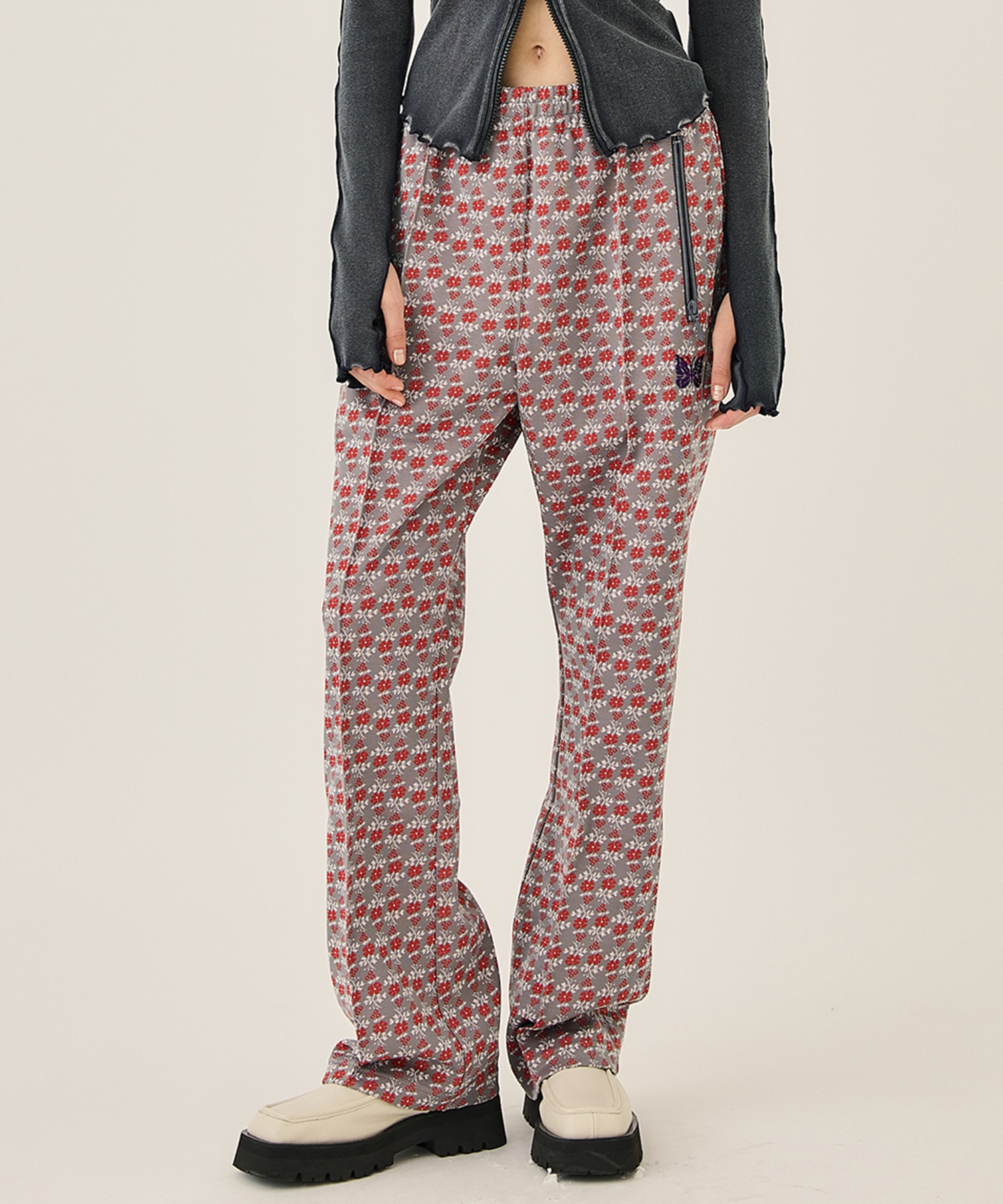 Track Pant - Poly Jq.(XS RED): Needles: WOMENS｜ STUDIOUS ONLINE