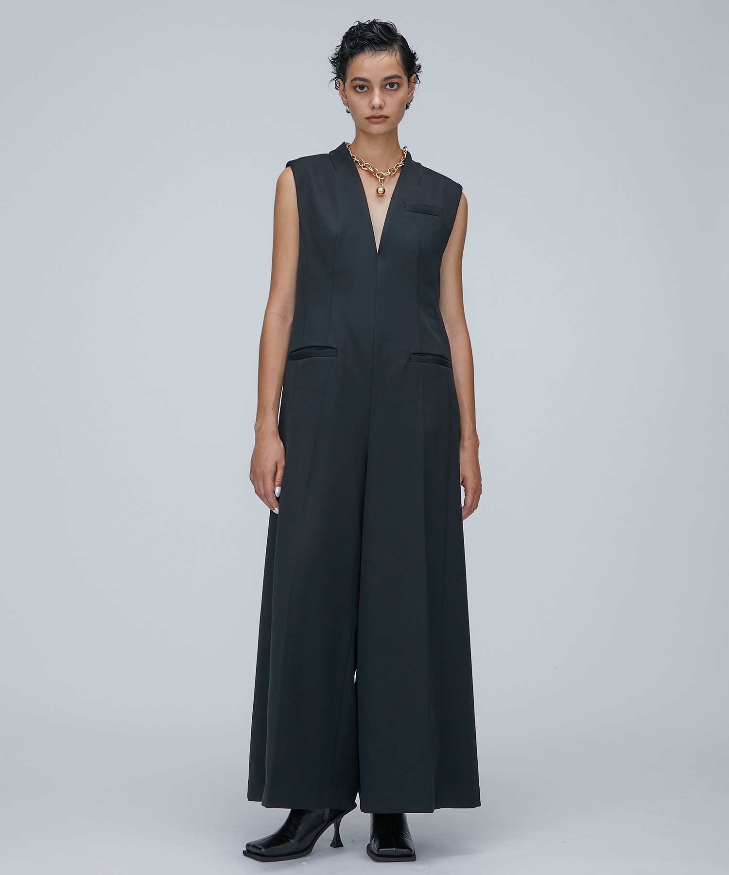 Tailored Jumpsuit(1 BLACK): : WOMENS｜ STUDIOUS ONLINE公式通販サイト