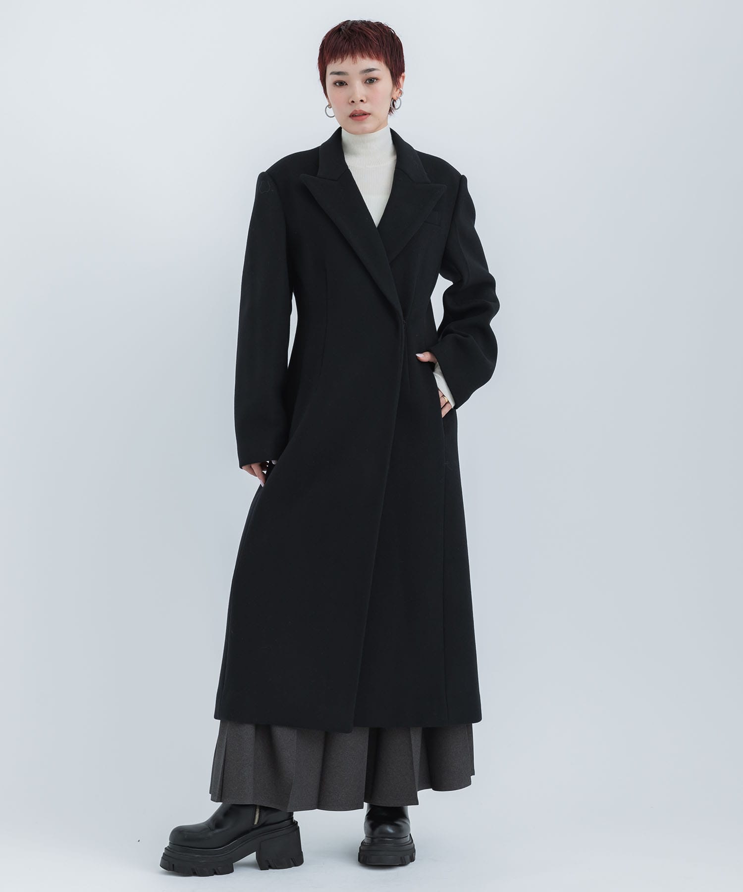 Super140s Peaked Lapel COAT