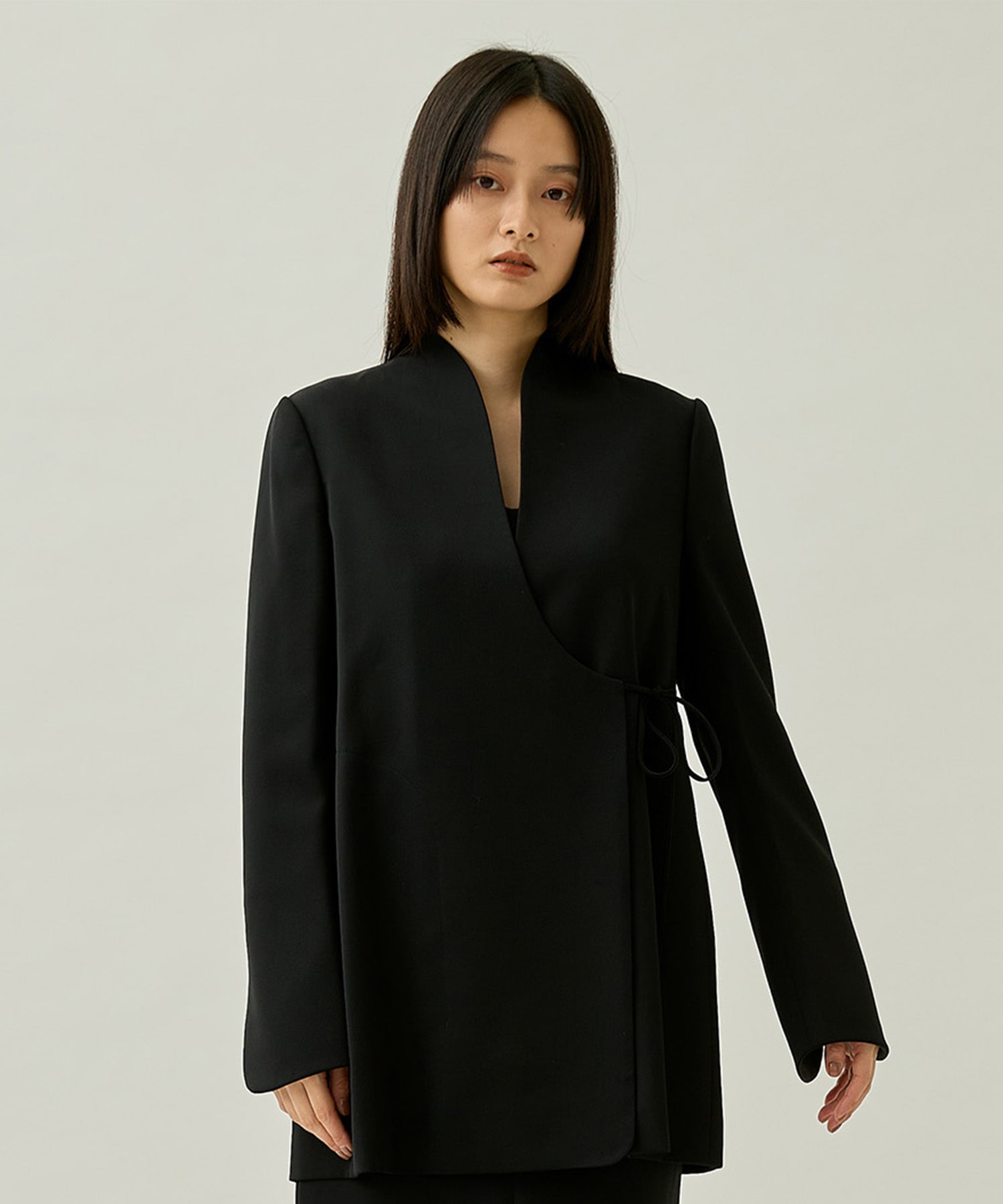 Wool Gabardine Jacket(1 BLACK): Mame Kurogouchi: WOMENS｜ STUDIOUS