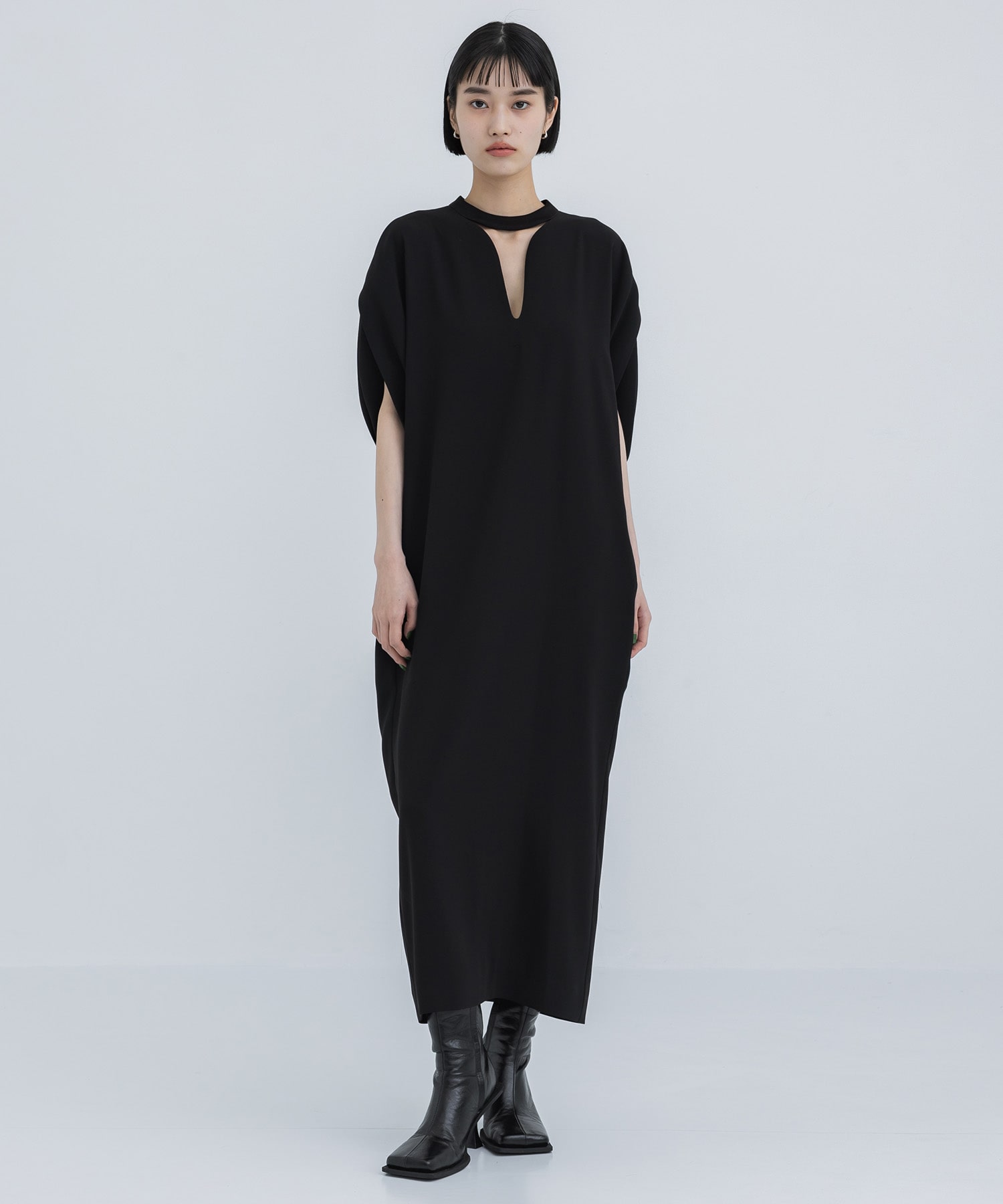 frill neck op(1 BLACK): FUMIE=TANAKA: WOMENS｜ STUDIOUS ONLINE公式 