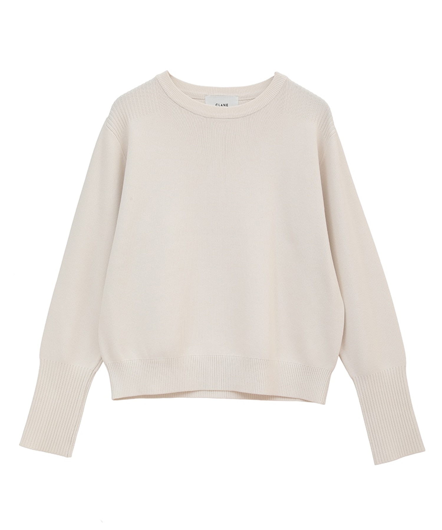 CLANE - シアーメッシュ コンパクトトップス - SHEER MESH CREW