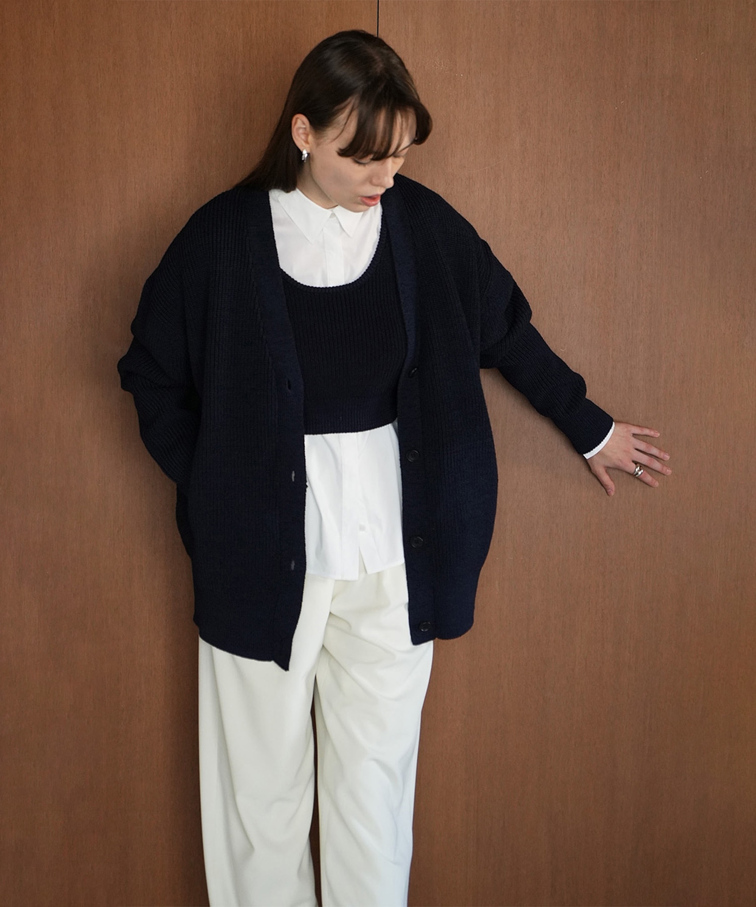 BUSTIER SET KNIT C/D(1 NAVY): CLANE: WOMENS｜ STUDIOUS ONLINE公式