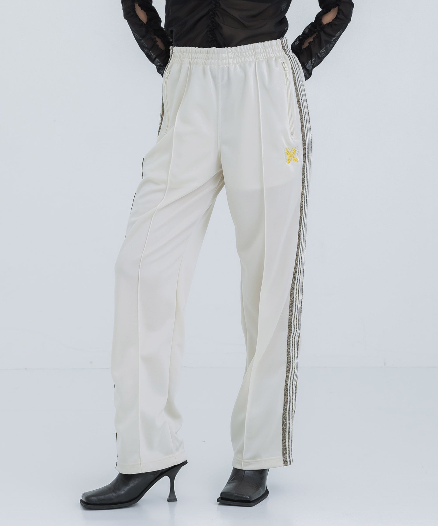 別注Track Pant STRAIGHT(XS IVORY): Needles: WOMENS｜ STUDIOUS