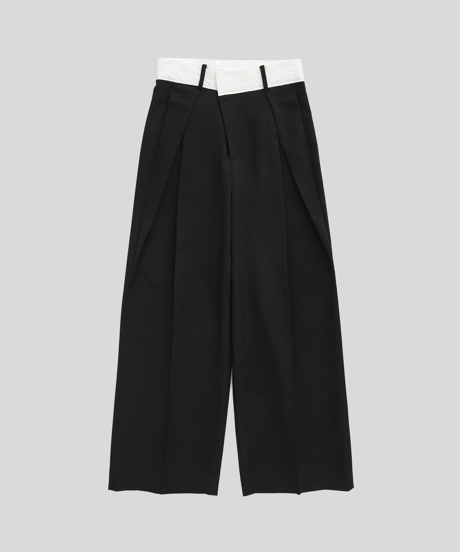 Tucked Trousers(1 BLACK): STUDIOUS: WOMENS｜ STUDIOUS ONLINE公式 