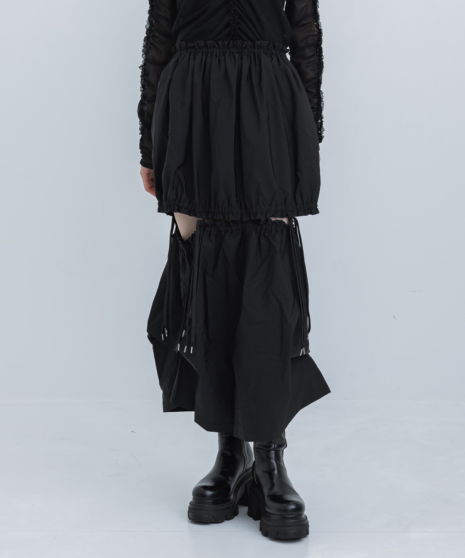 別注twins skirt(FREE BLACK): HOUGA: WOMENS｜ STUDIOUS ONLINE公式