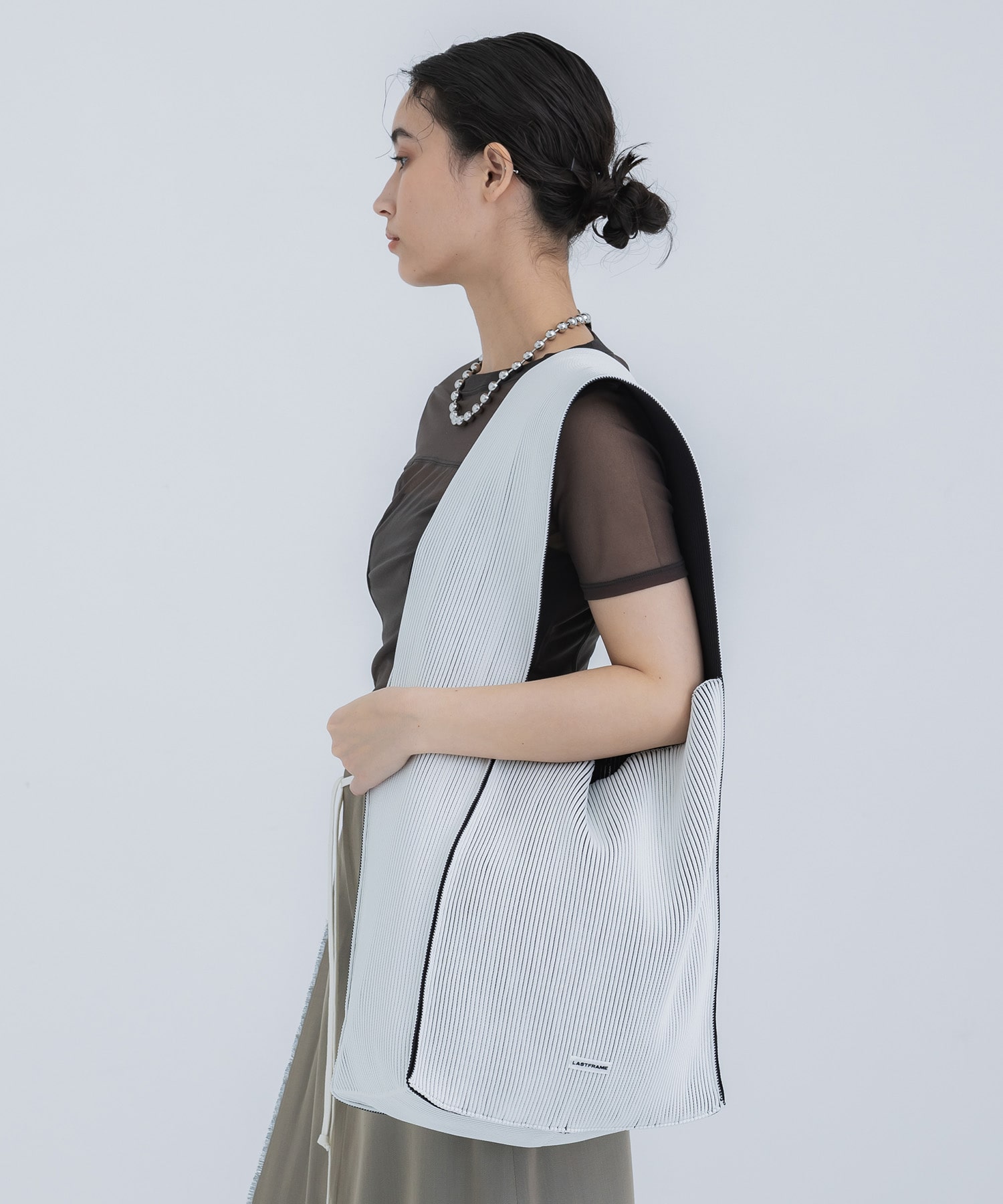 KASANE REVERSIBLE TASUKI TOTE(FREE WHITE): LASTFRAME: WOMENS