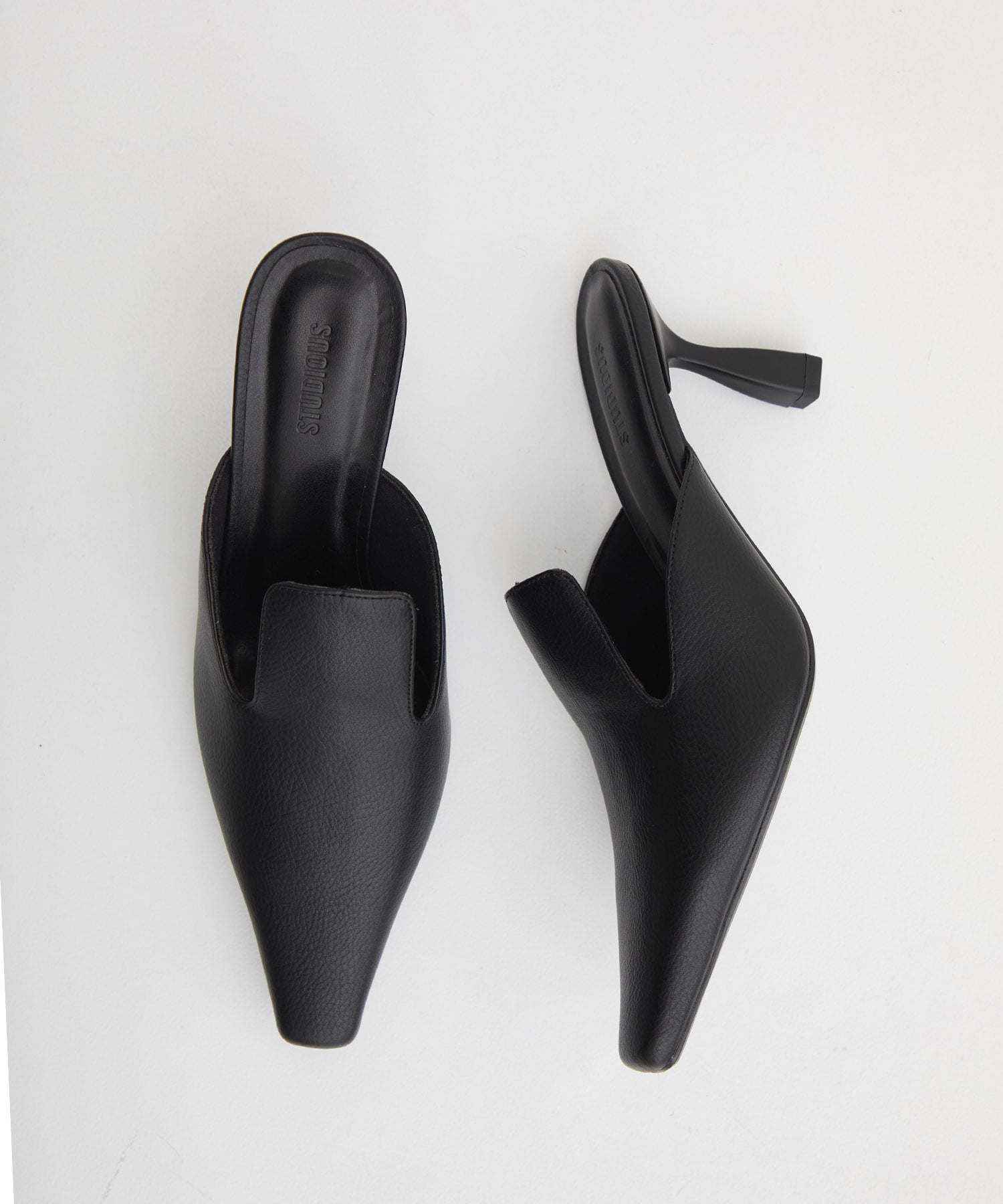 Pointed Square Toe Mule