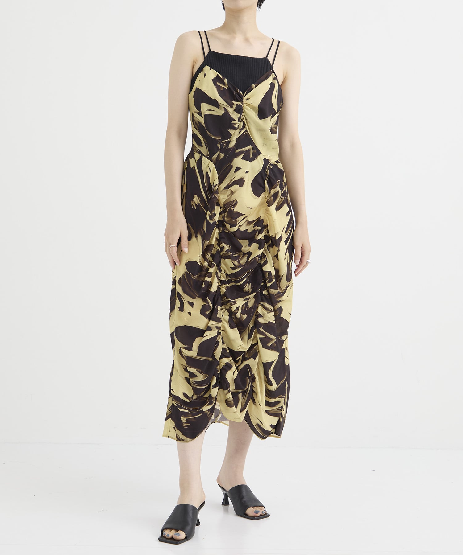 ALL OVER PRINT SLIP DRESS