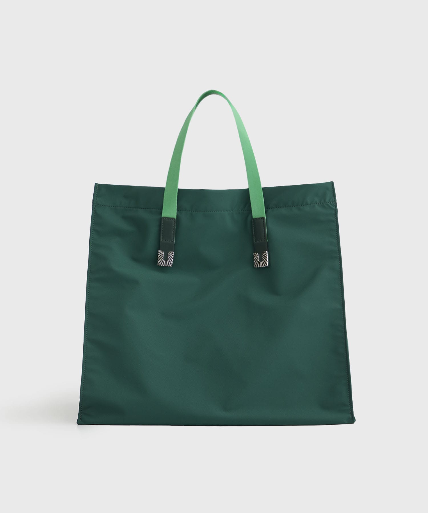 Square tip tote bag