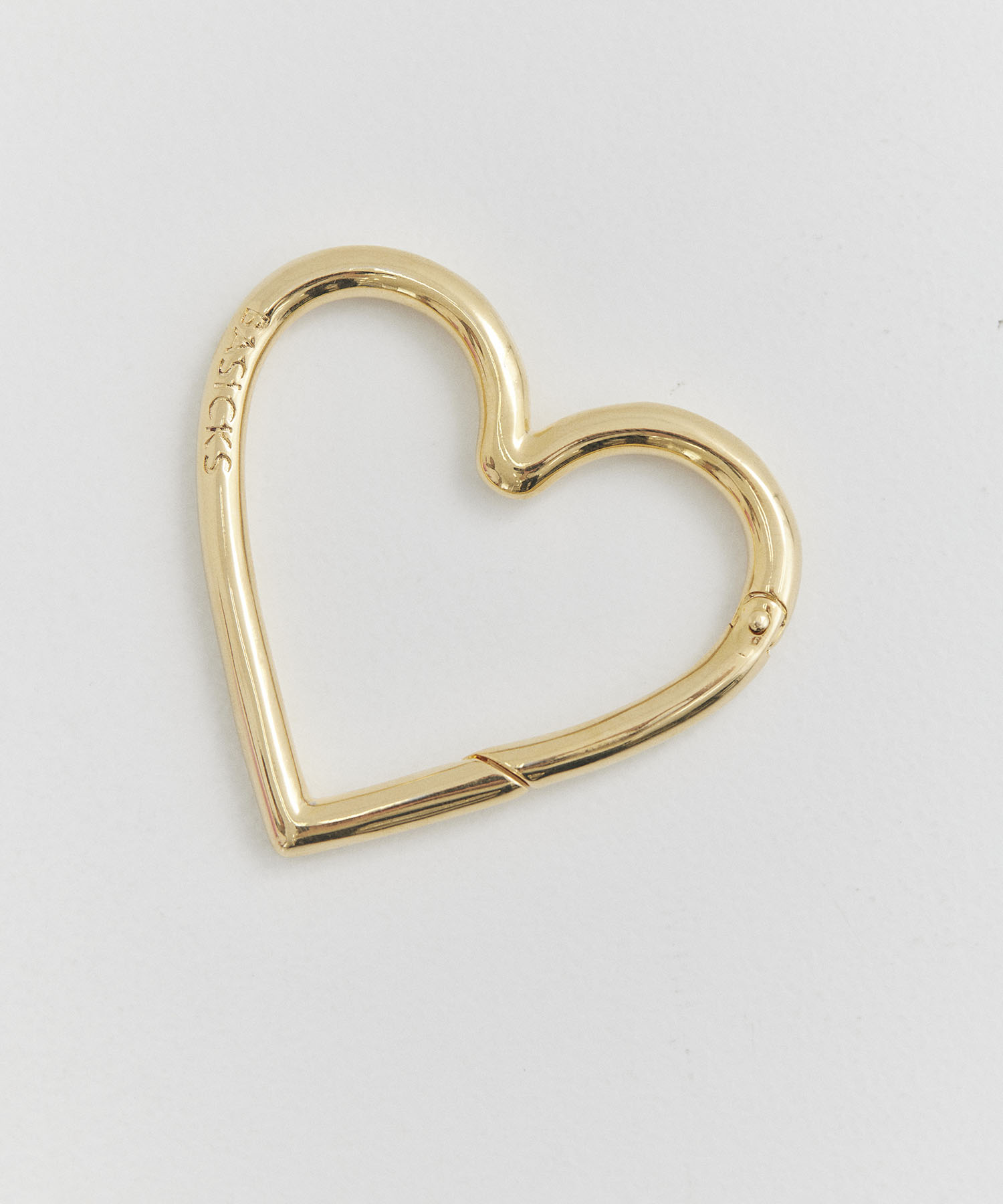 Gold Plating Heart Carbiner