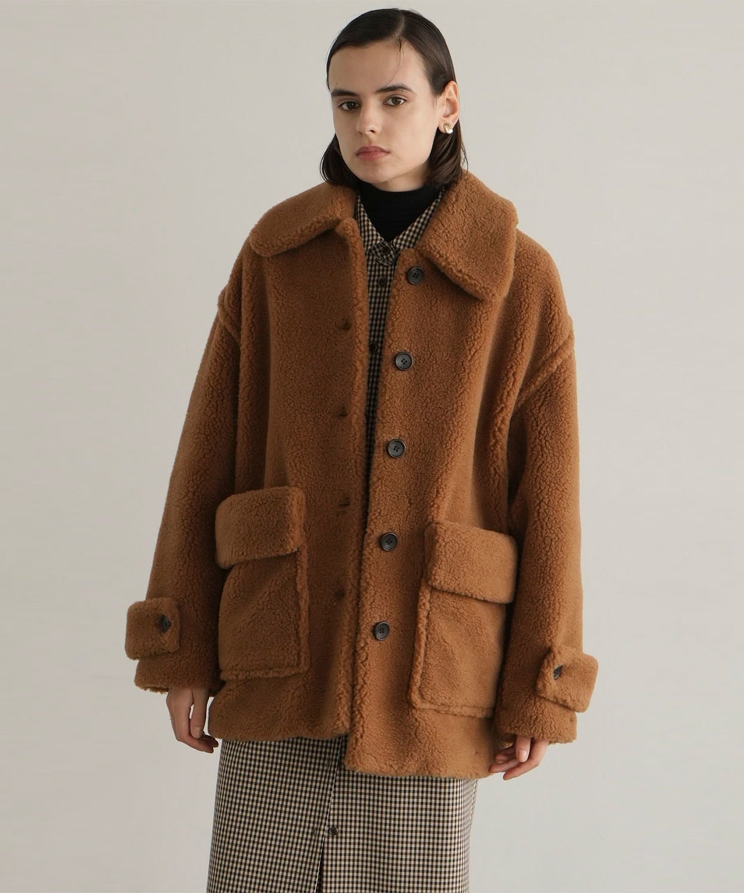 MANY WAY USEFUL BOA COAT｜STUDIOUS