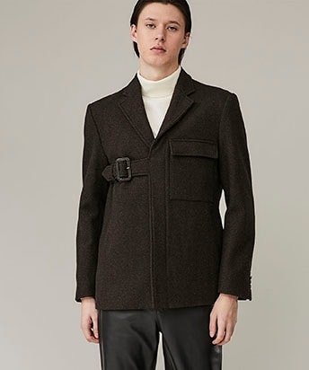 BELTED TAYLORED JACKET
