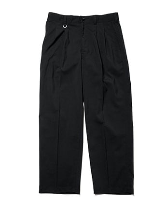 SOLOTEX TROPICAL STRETCH WOOL 2TUCK WIDE PANTS
