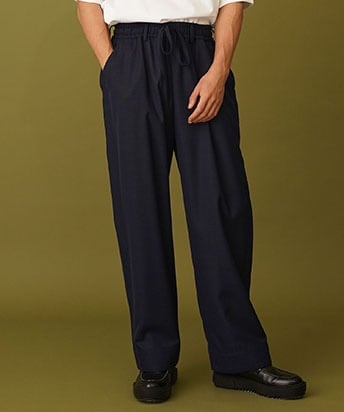 FRENCH SEAM WIDE PANTS