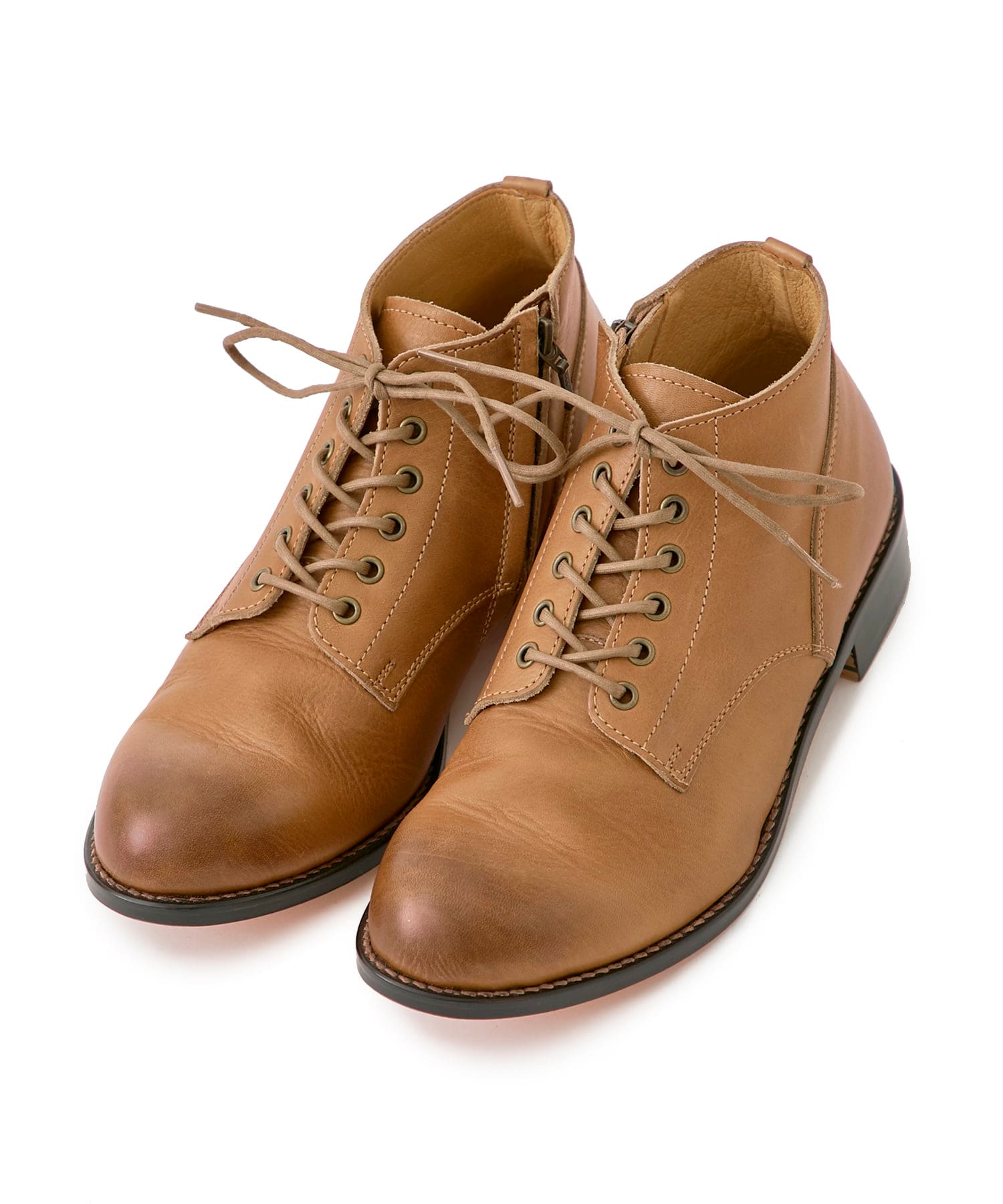 CHUKKA BOOTS WITH SIDE ZIP