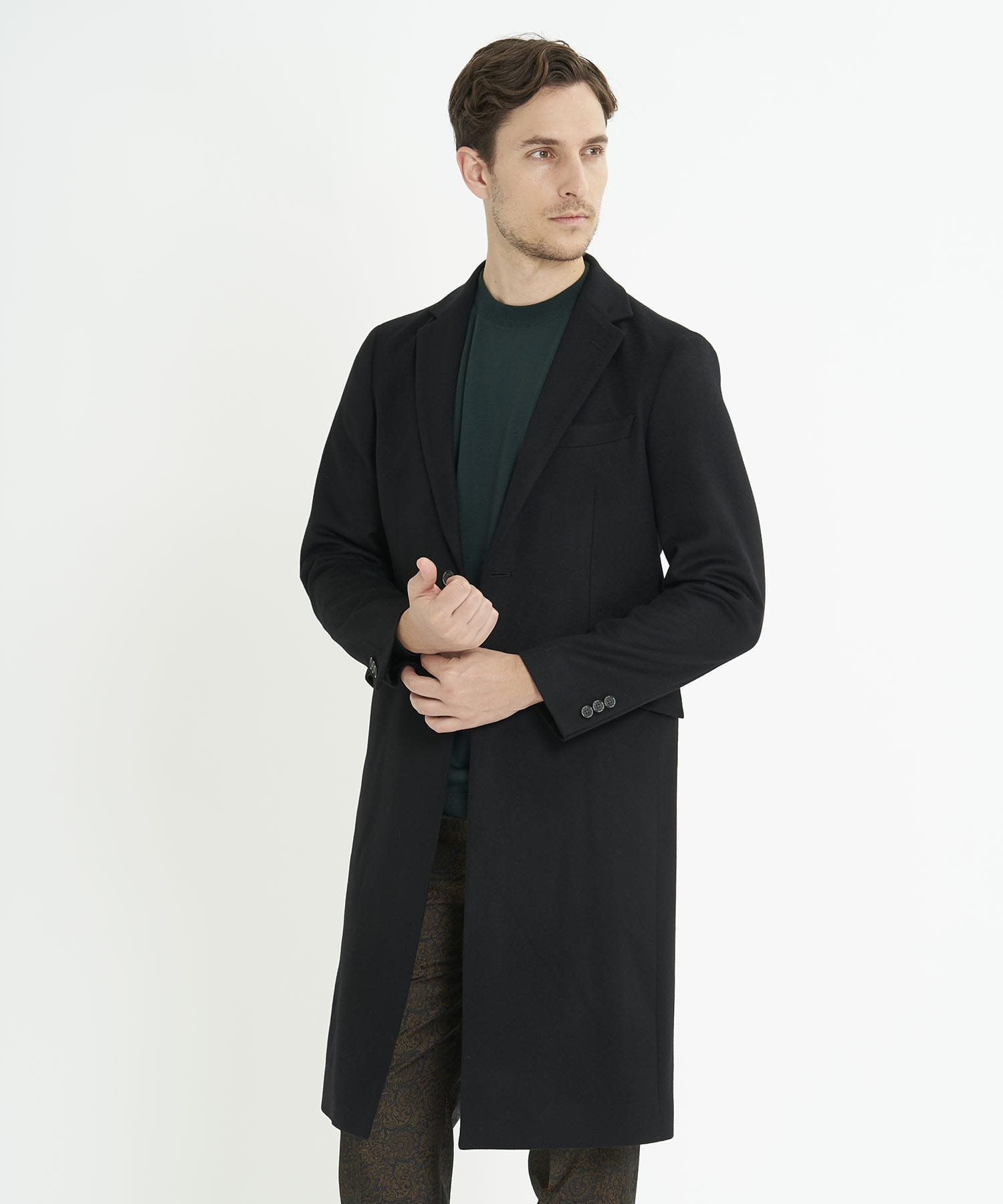 WOOLCHASHMERE CHESTER COAT