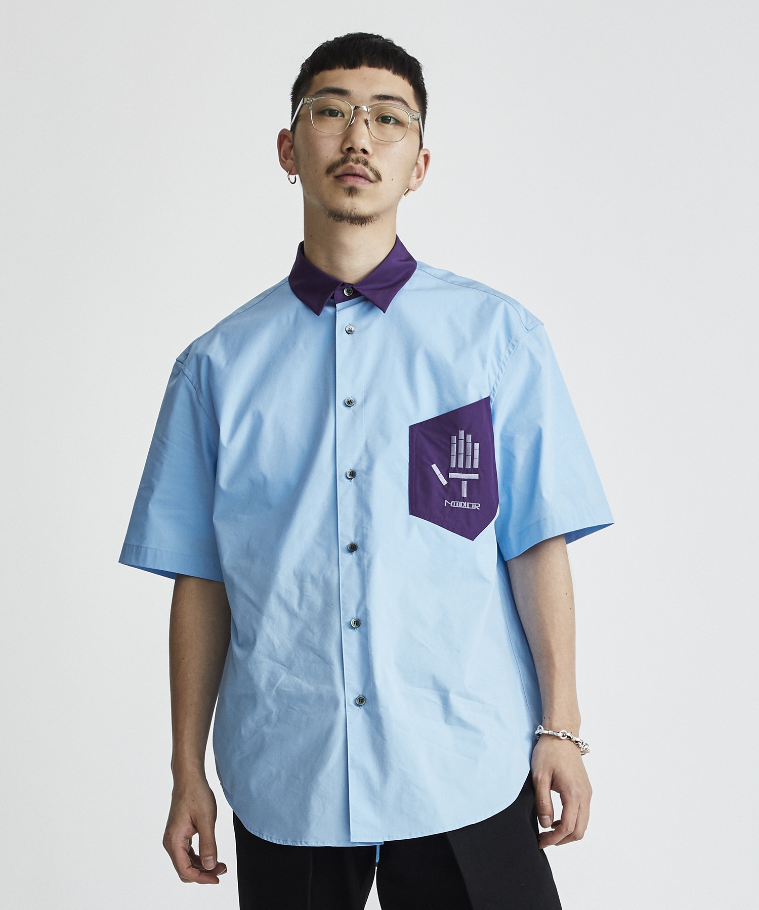 フルオーダー ザ・クープルス メンズ シャツ トップス Colorblocked Shirt