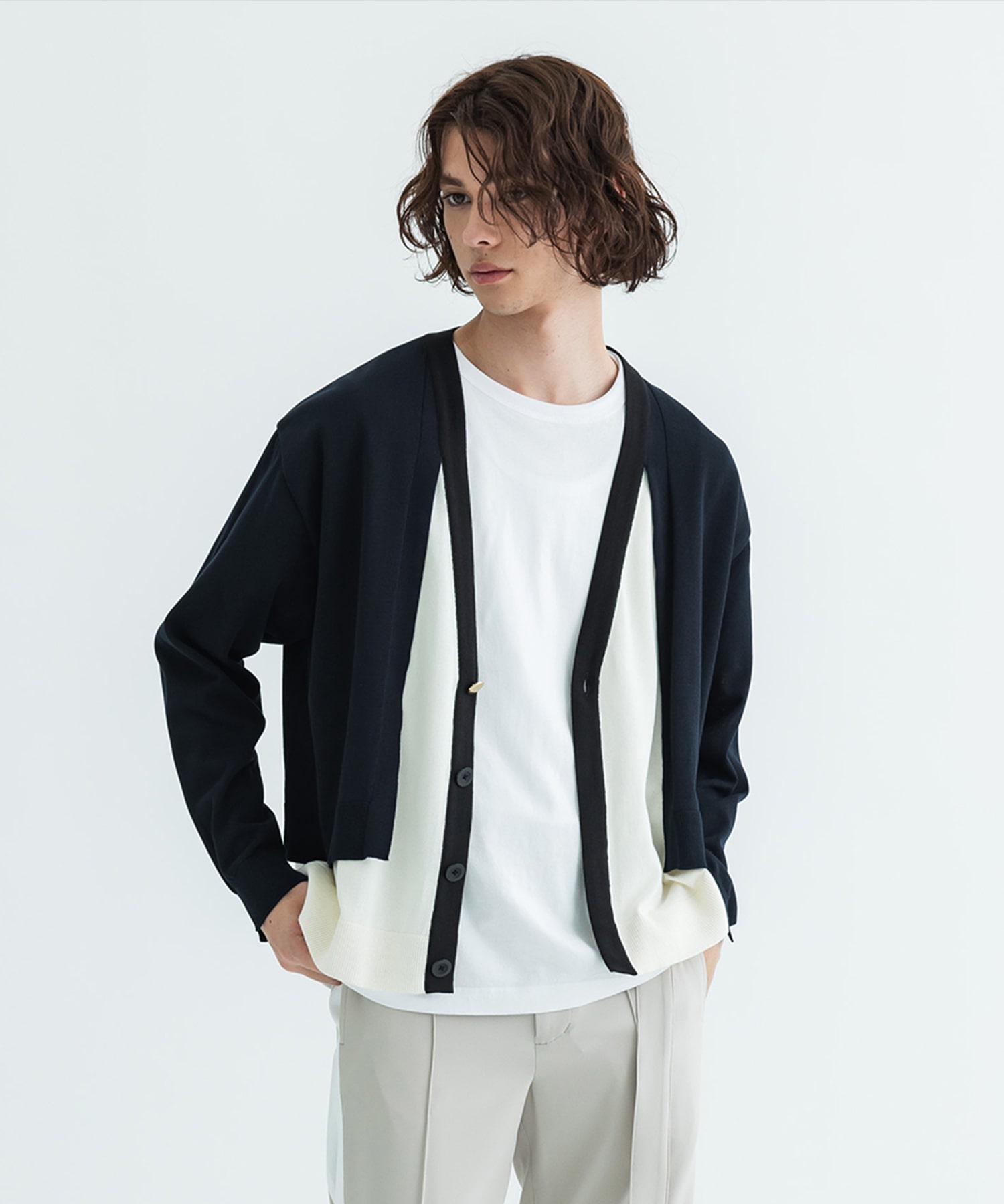 CULLNI STUDIOUS別注 LAYERED CARDIGAN 【最新入荷】