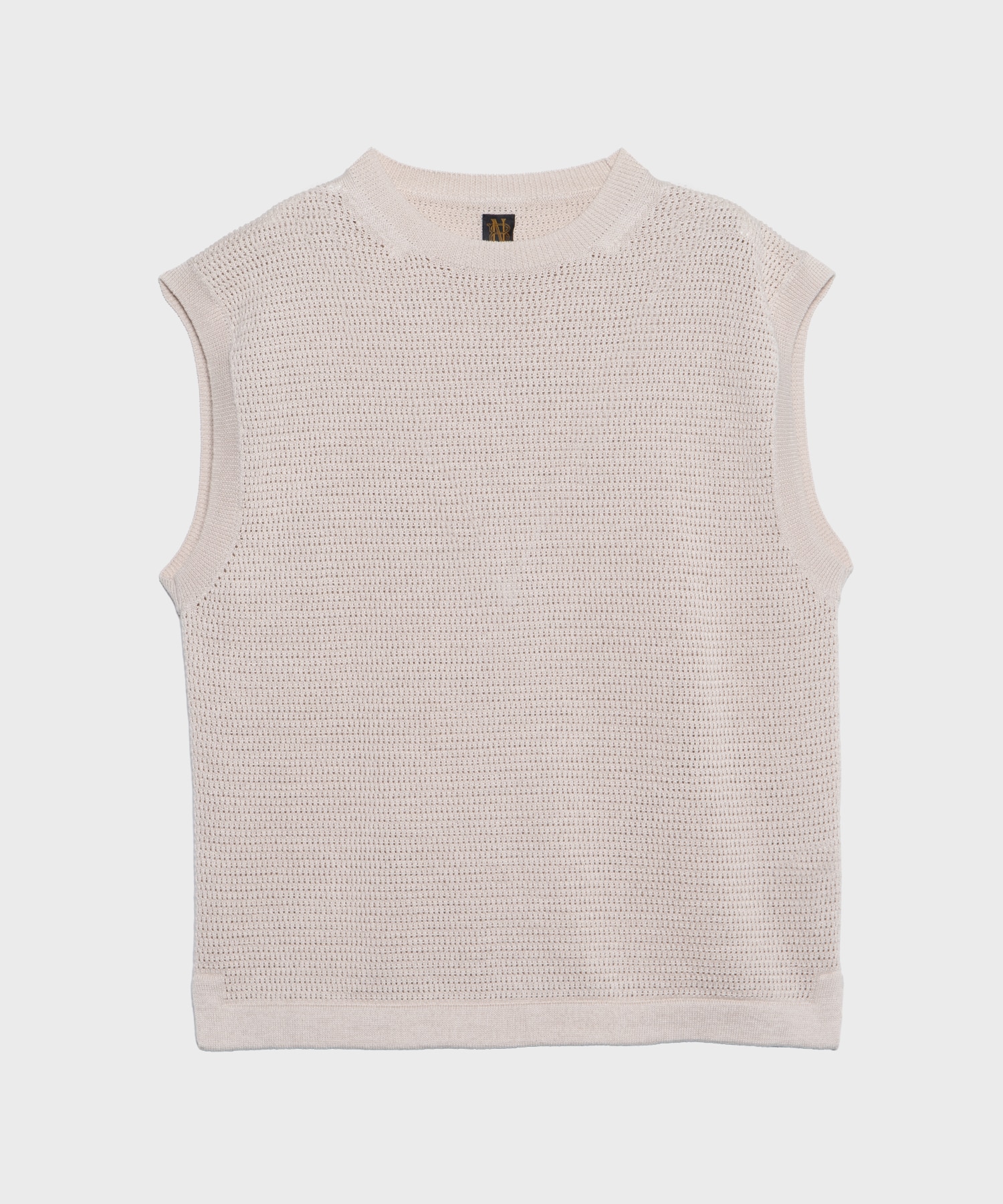 SUMMER KNIT CREW NECK VEST