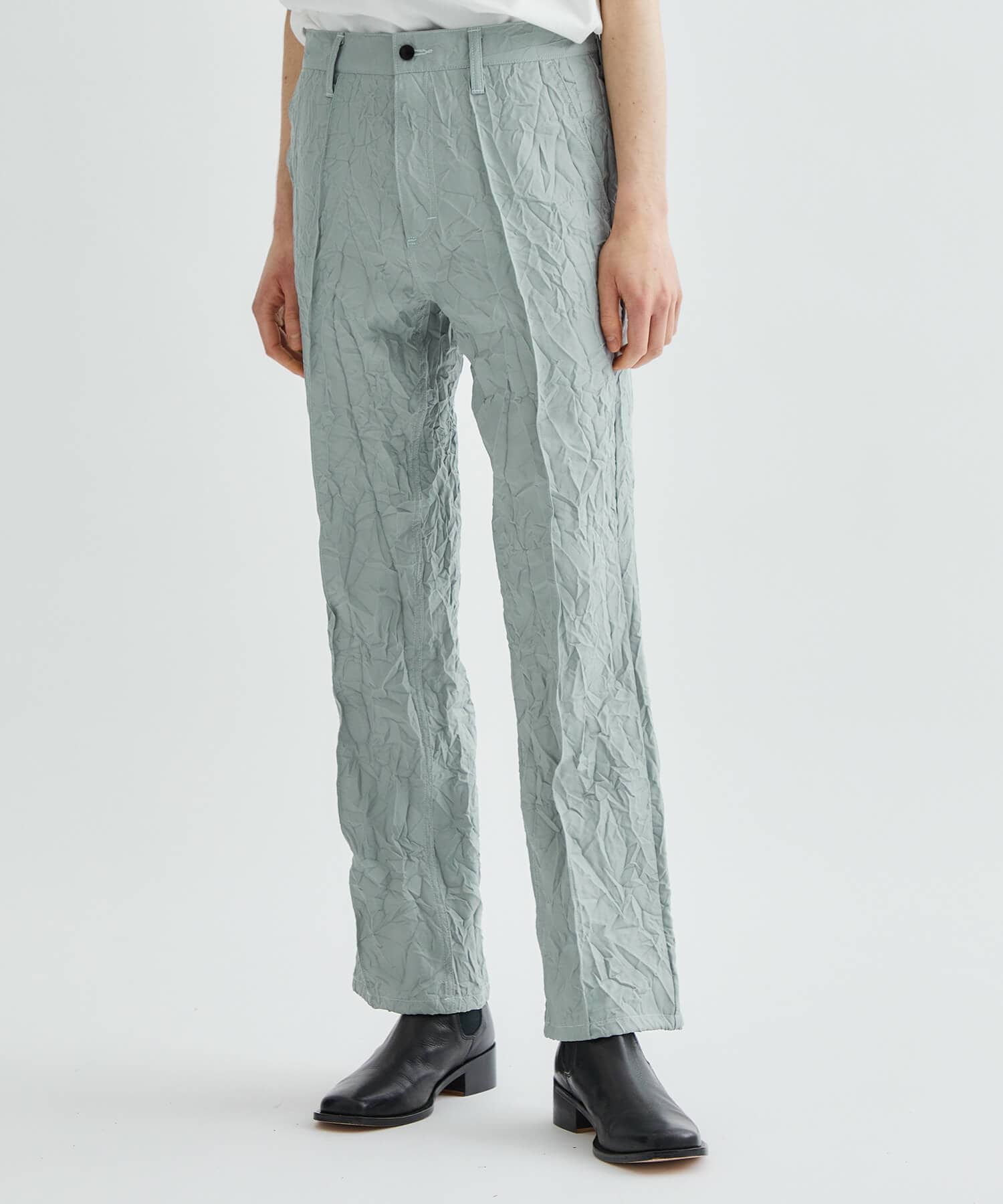 Wrinkled Trousers