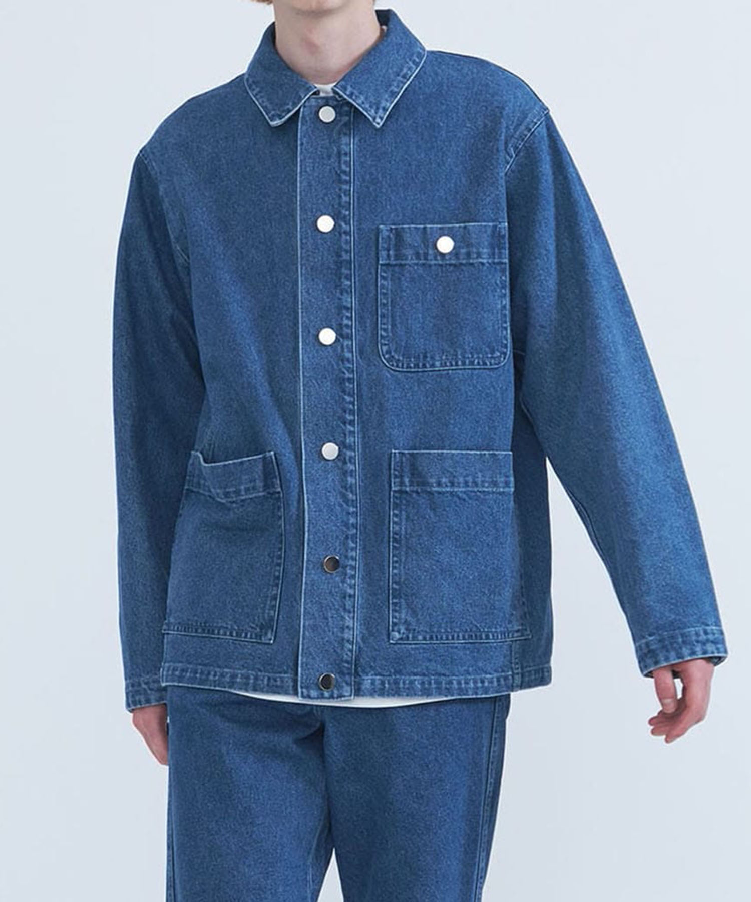 13ozDENIM COVERALL