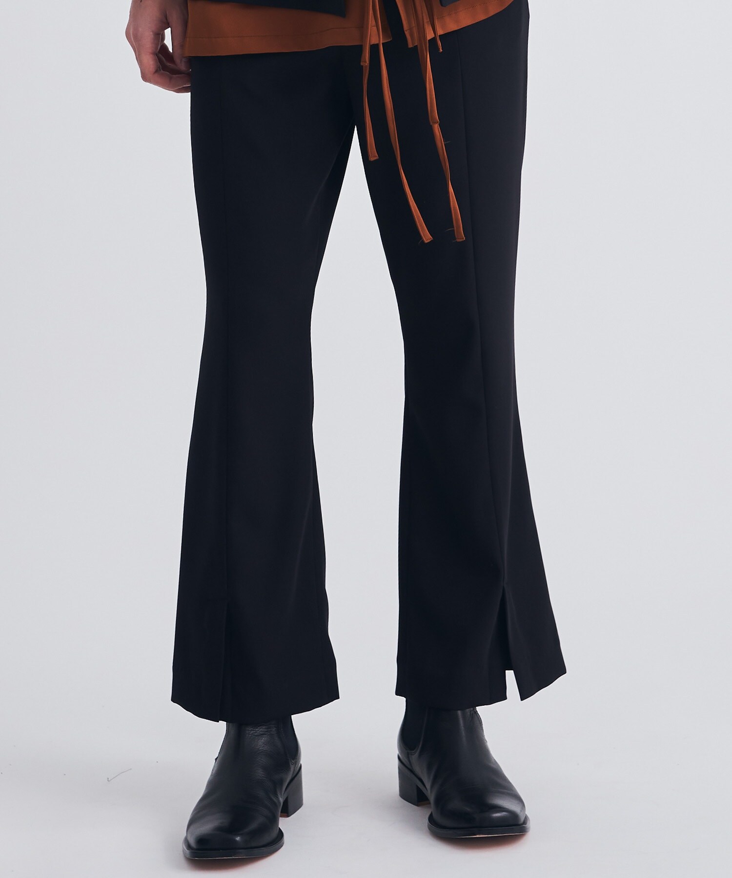 EX.Center vents Flare trousers