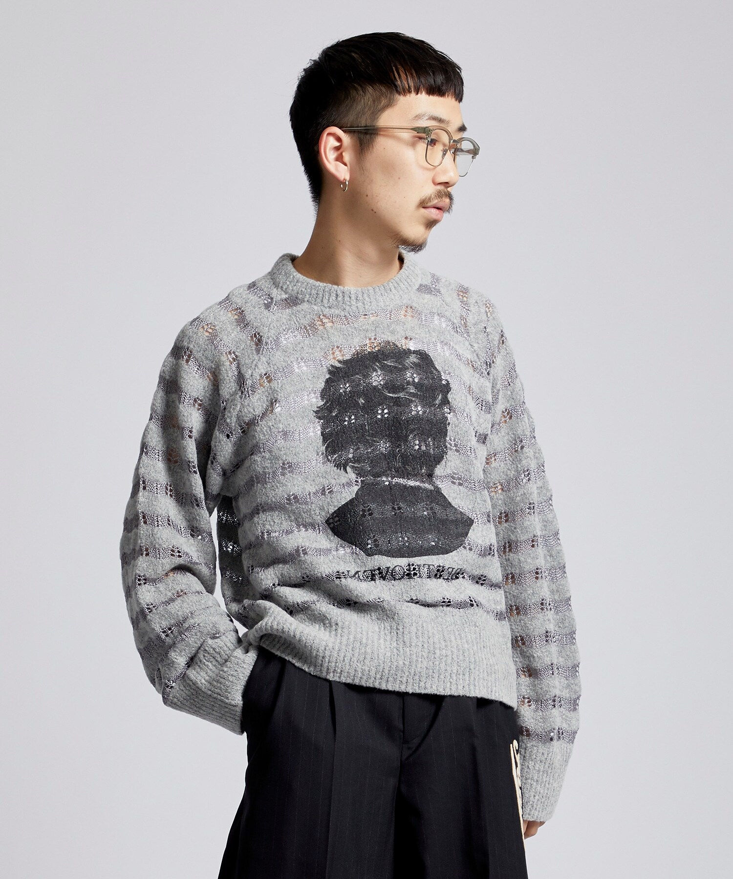 REVERSE BEETHOVEN SWEATER