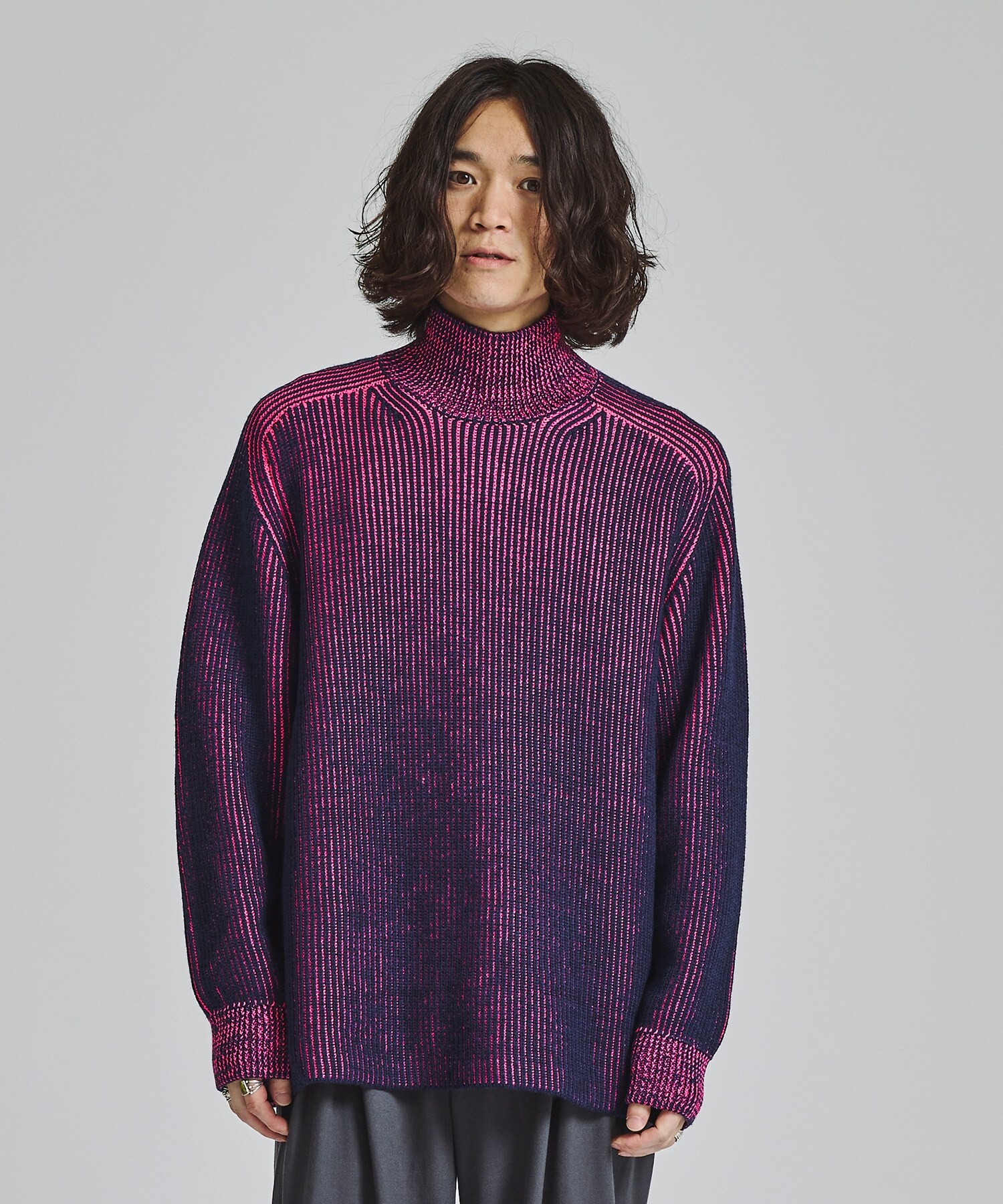 Ambient ribbed knit