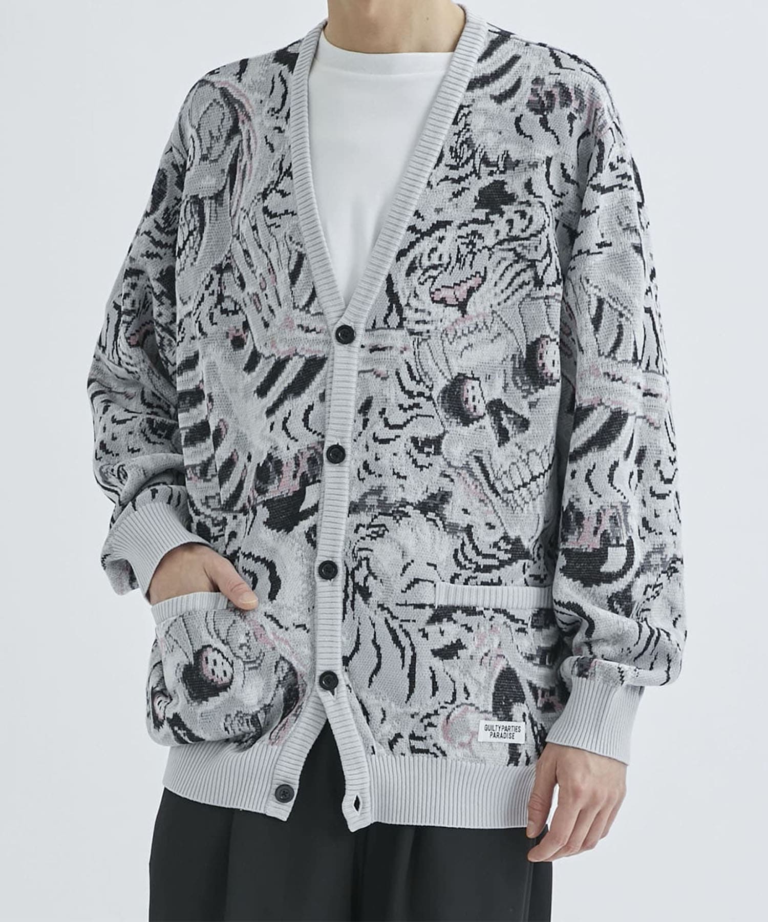 TIM LEHI / JACQUARD CARDIGAN ( TYPE-2 )