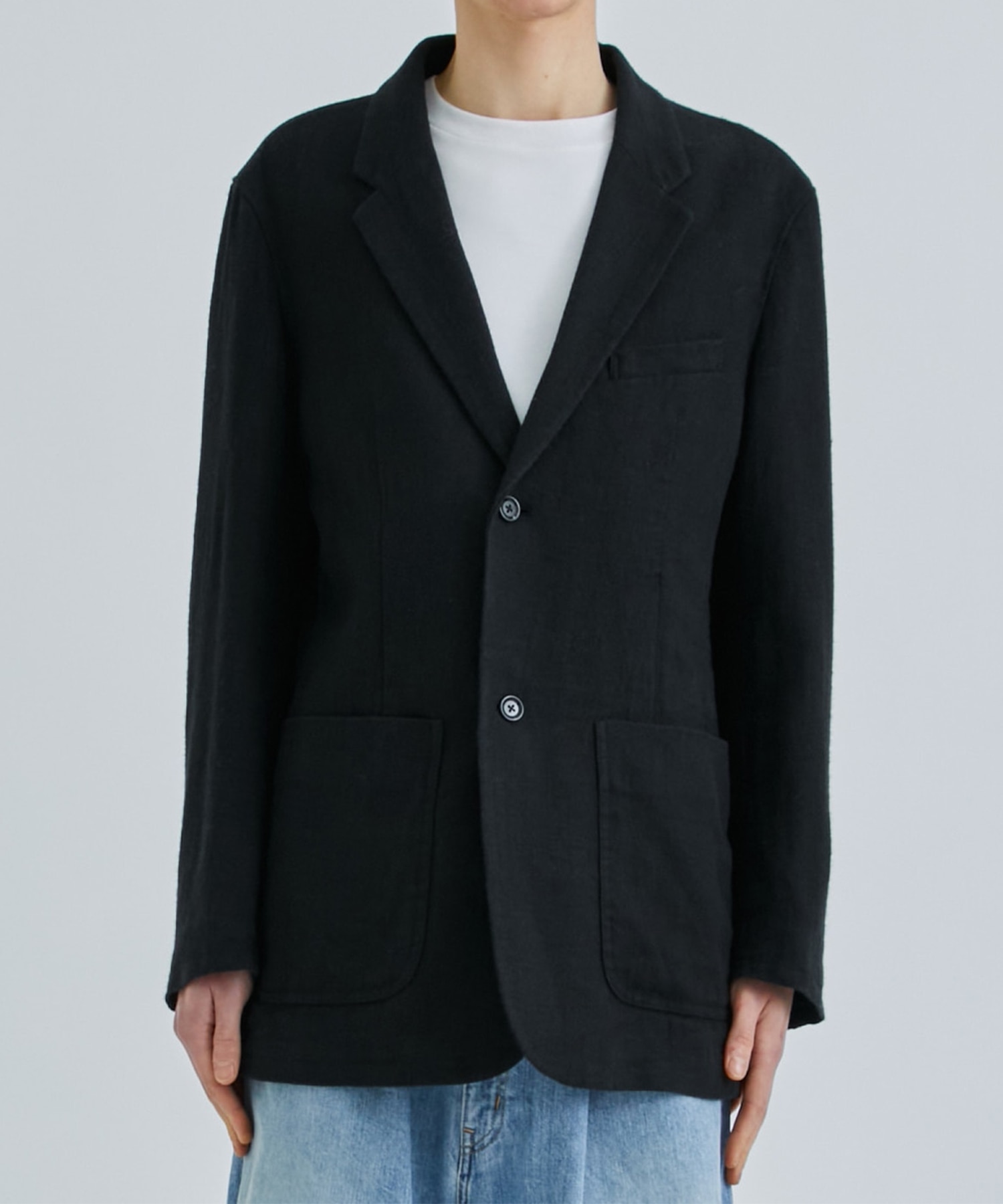 WOOL LINEN CLASSIC JACKET