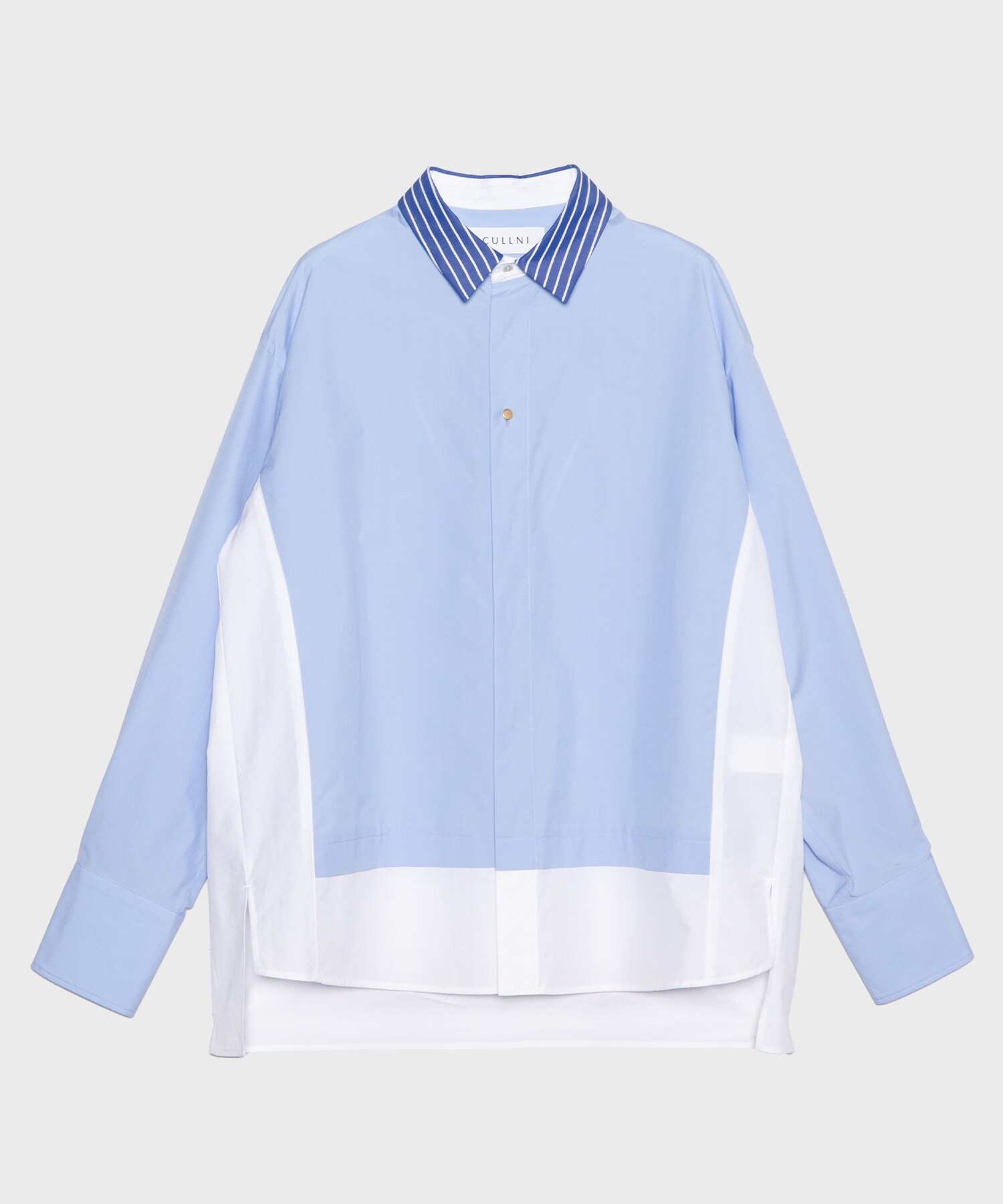 Combination Stripe High Count Cotton Shirt