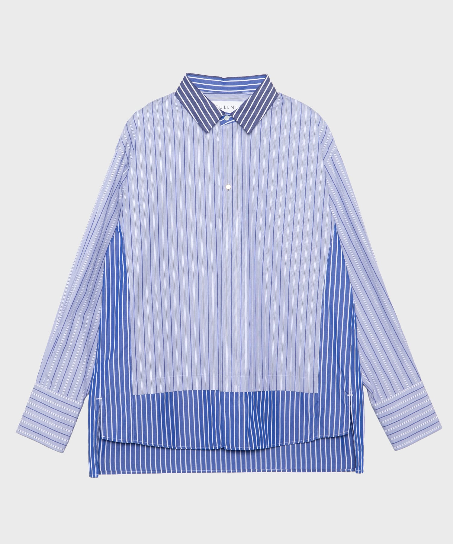 Combination Stripe High Count Cotton Shirt