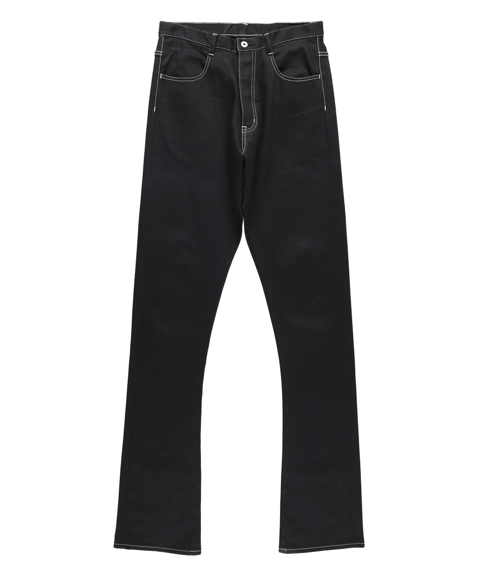 Mens boots cut denim pants