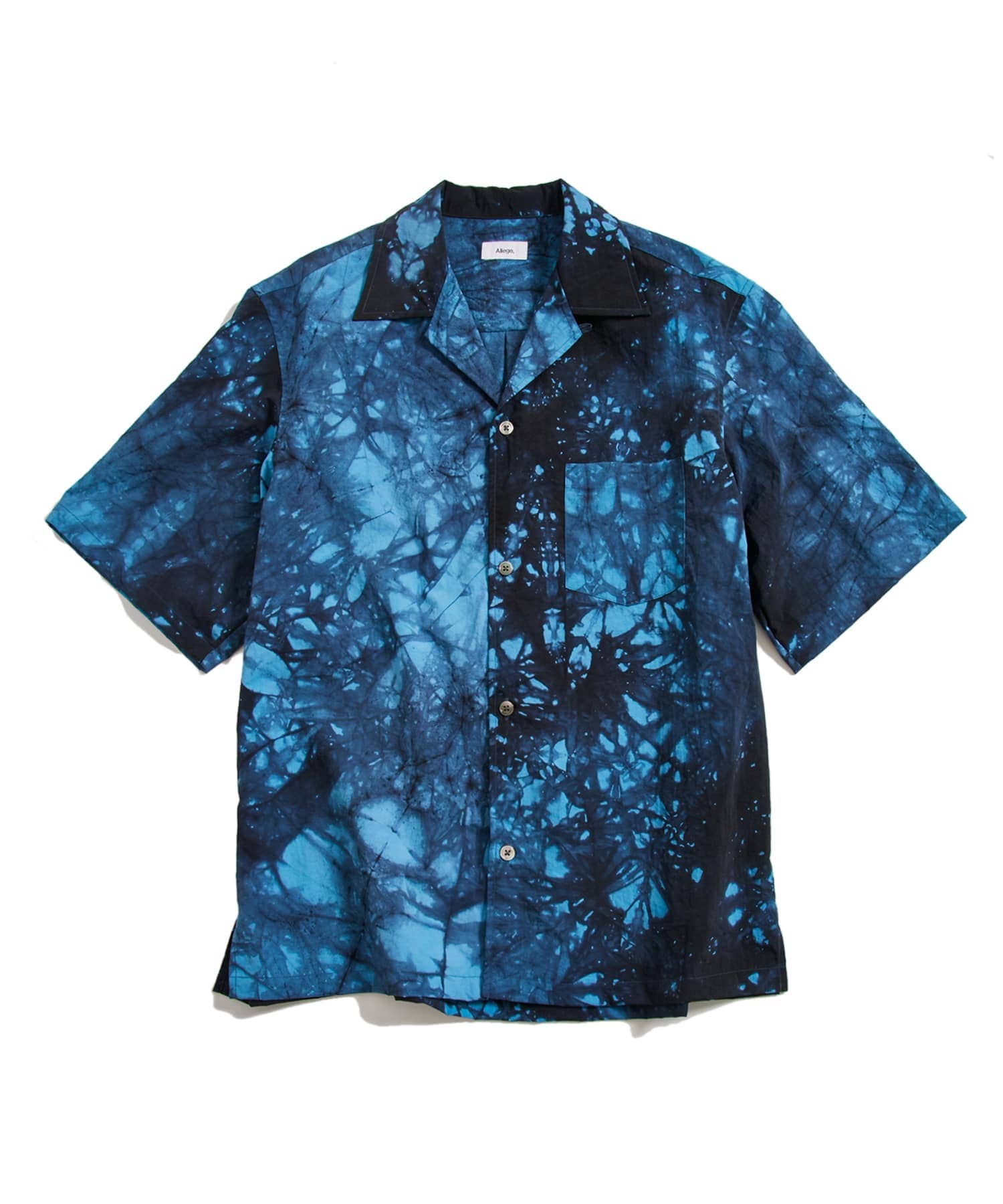 Kago Dyed Open Callor S/S Shirt
